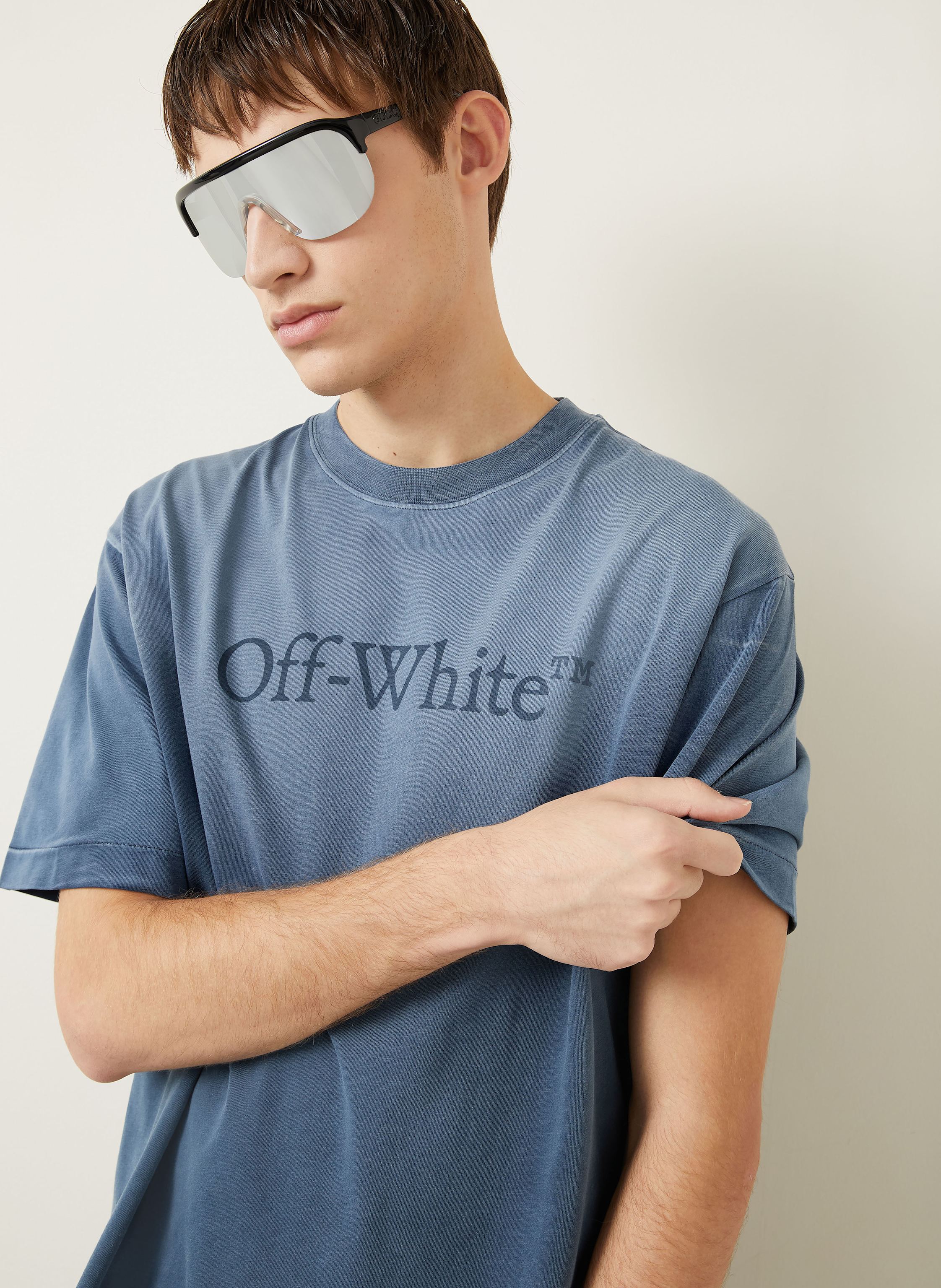 Thumbnail - Off-White T-Shirt blau