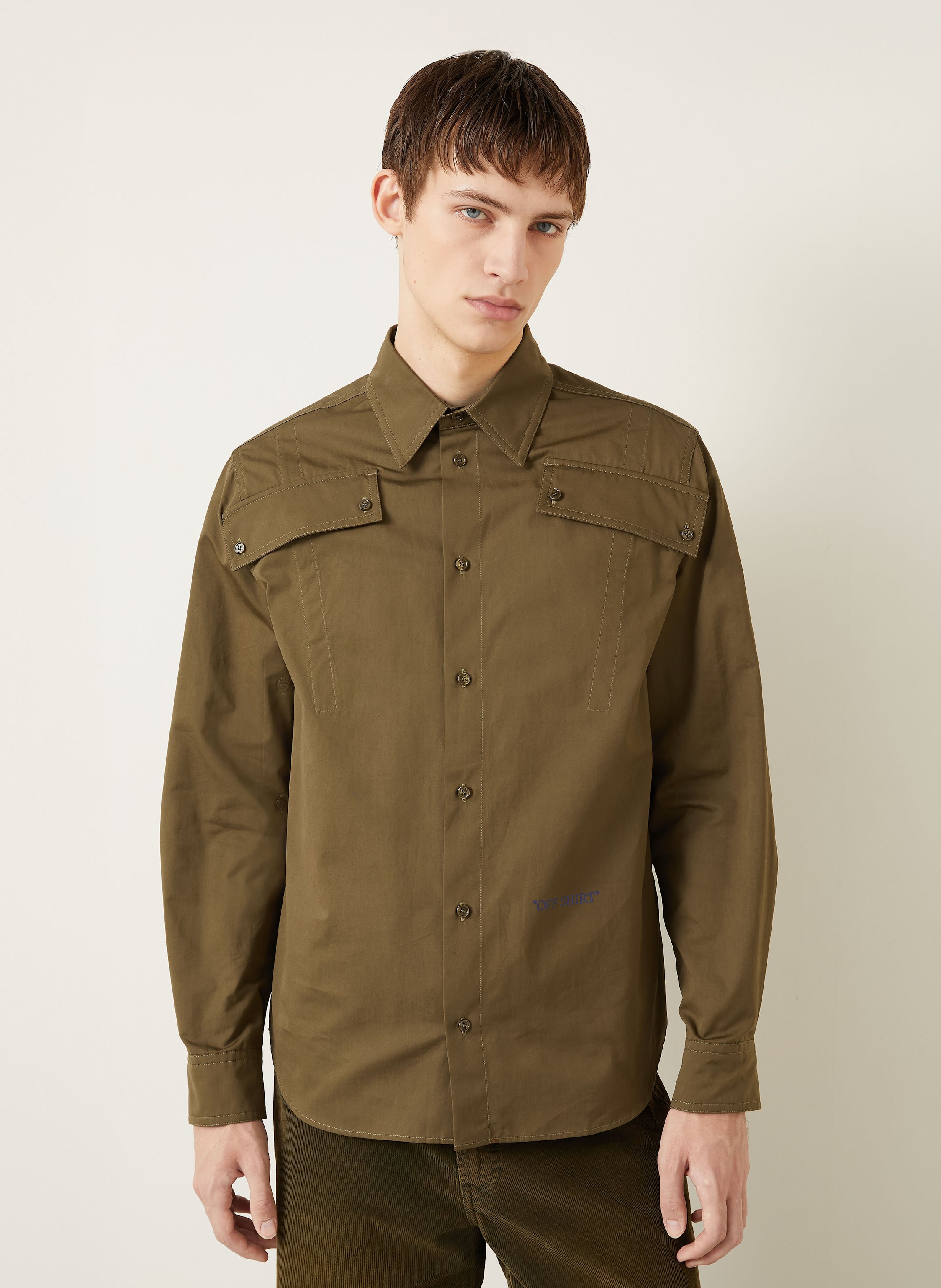 Thumbnail - Off-White Overjacket braun