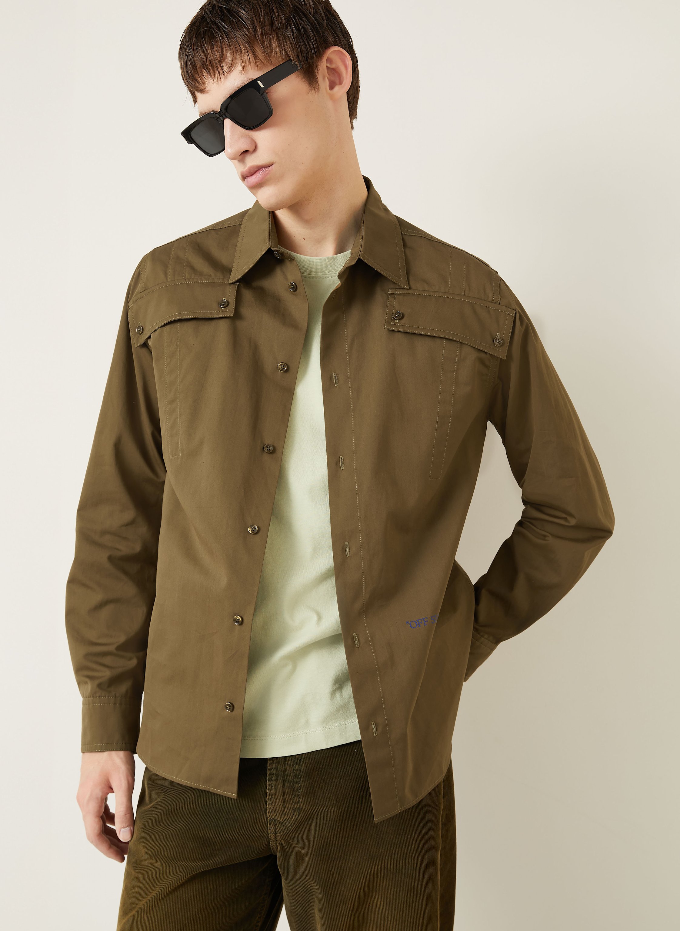 Thumbnail - Off-White Overjacket braun