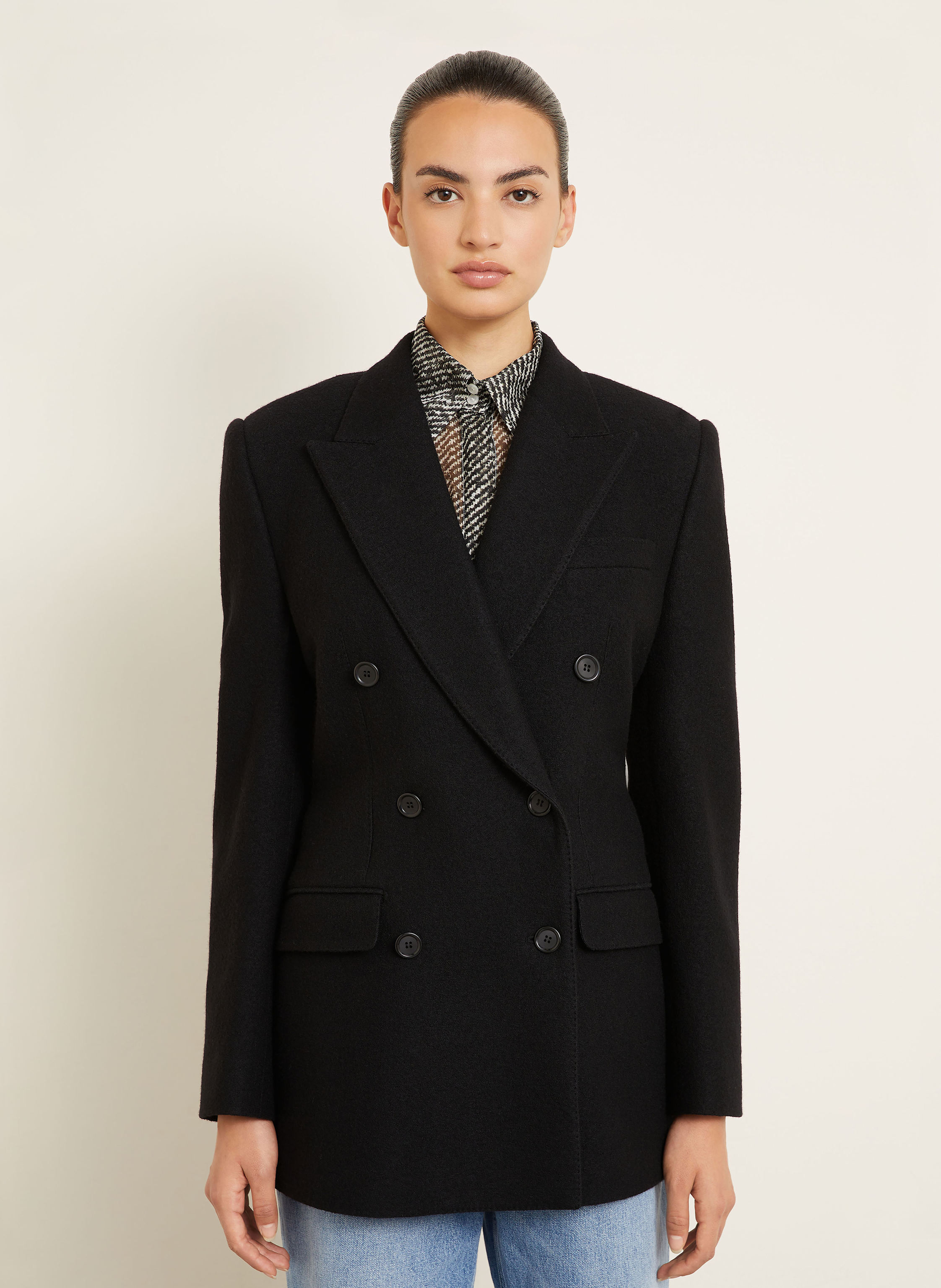Thumbnail - Dolce & Gabbana Longblazer schwarz