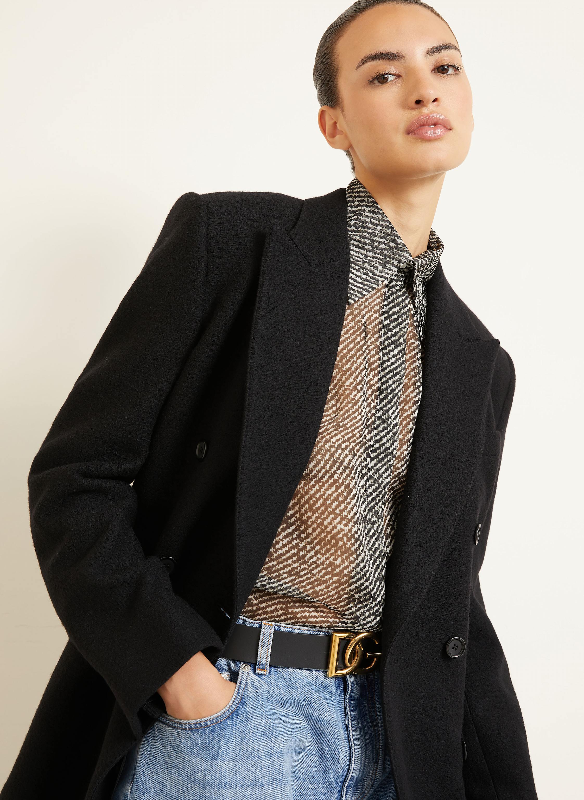 Thumbnail - Dolce & Gabbana Longblazer schwarz