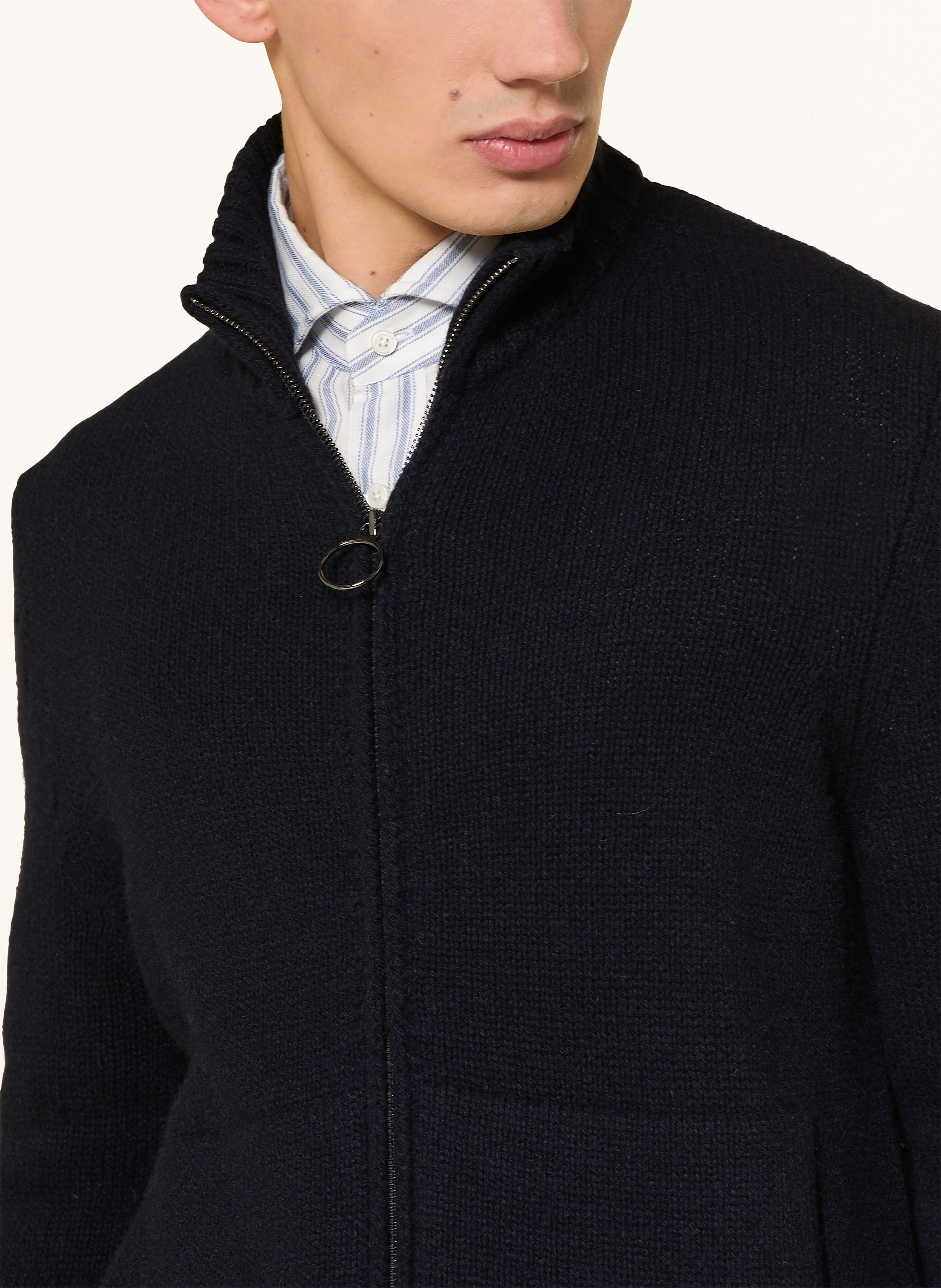 Thumbnail - Windsor. Cashmere-Strickjacke Ecosio blau