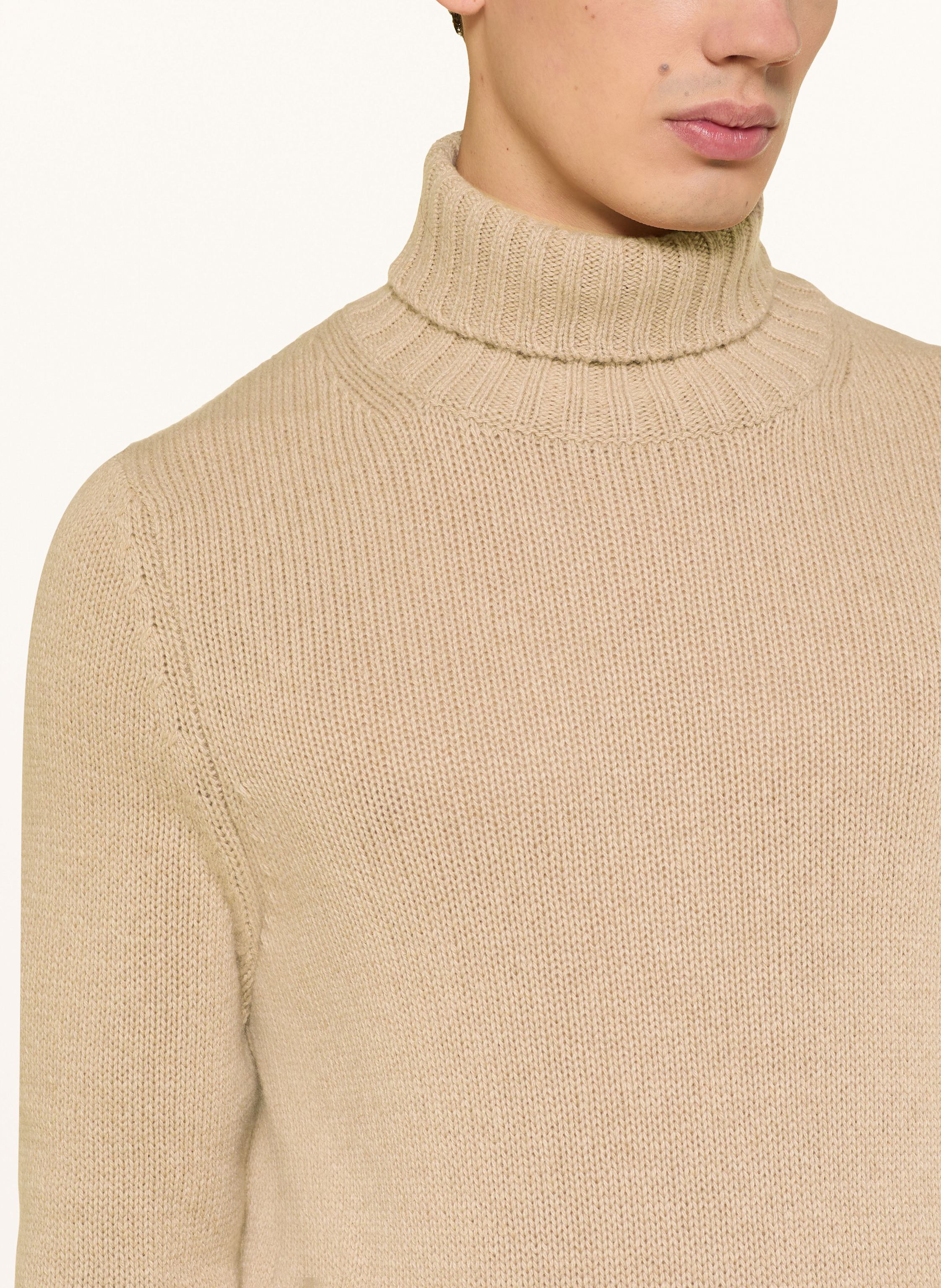 Thumbnail - Windsor. Cashmere-Rollkragenpullover Ecosio beige