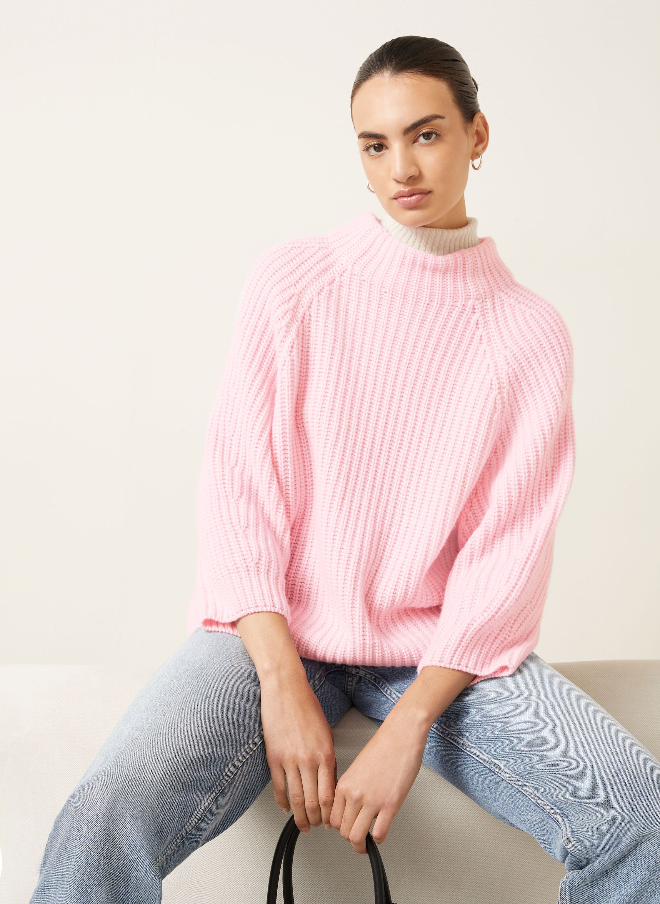 Thumbnail - Iris Von Arnim Cashmere-Pullover Fallou rosa