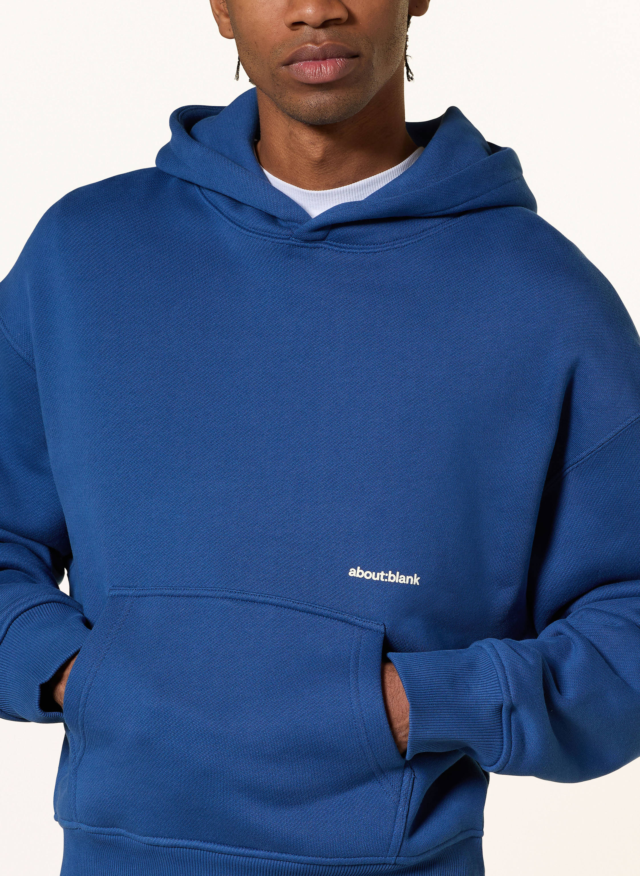 Thumbnail - About:Blank Hoodie blau