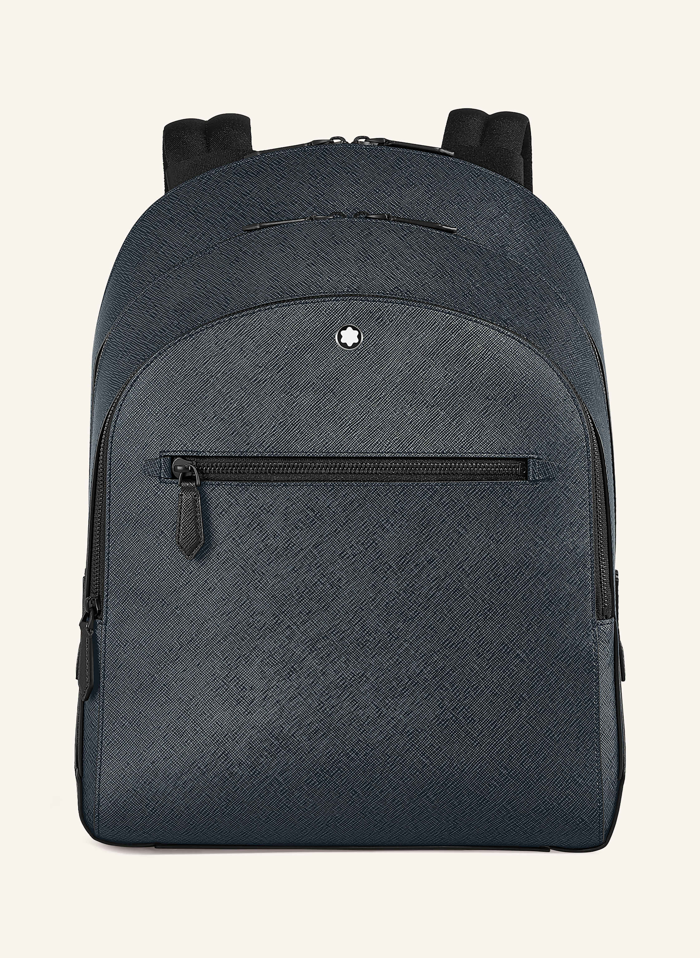 Montblanc Montblanc Saffiano-Rucksack Sartorial Medium grau in DUNKELBLAU / SCHWARZ