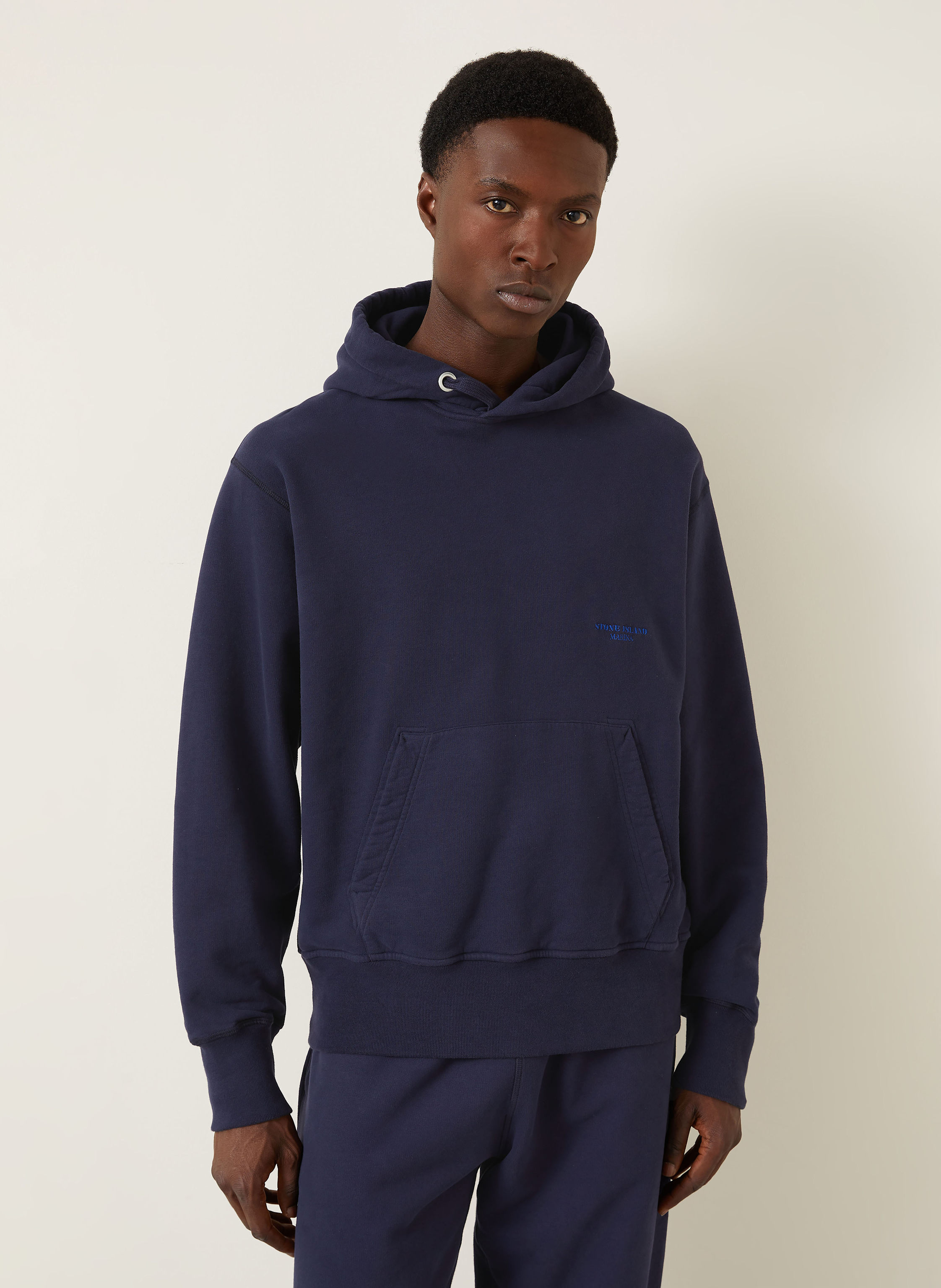 Thumbnail - Stone Island Hoodie Marina blau
