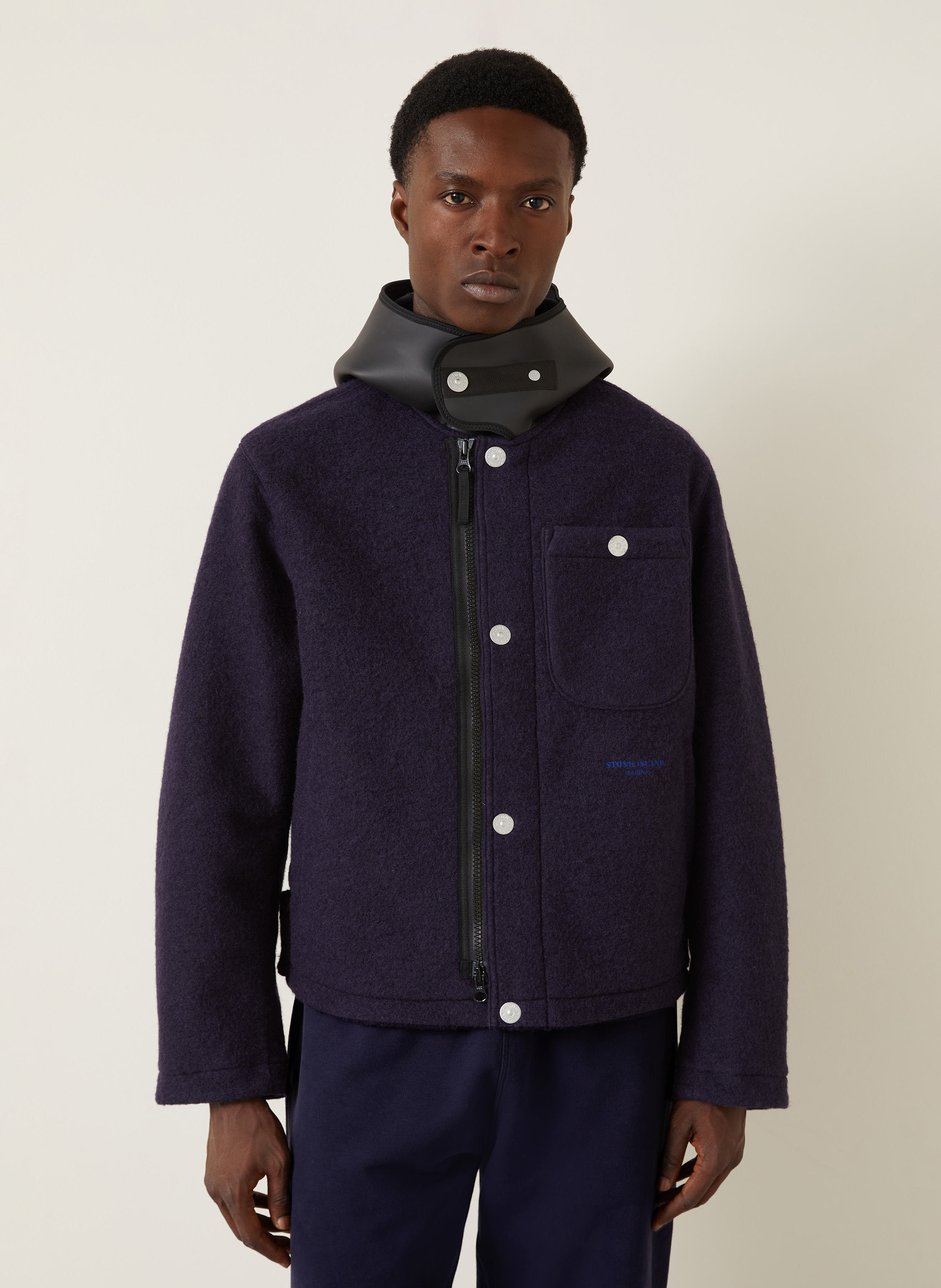 Thumbnail - Stone Island Jacke Marina blau