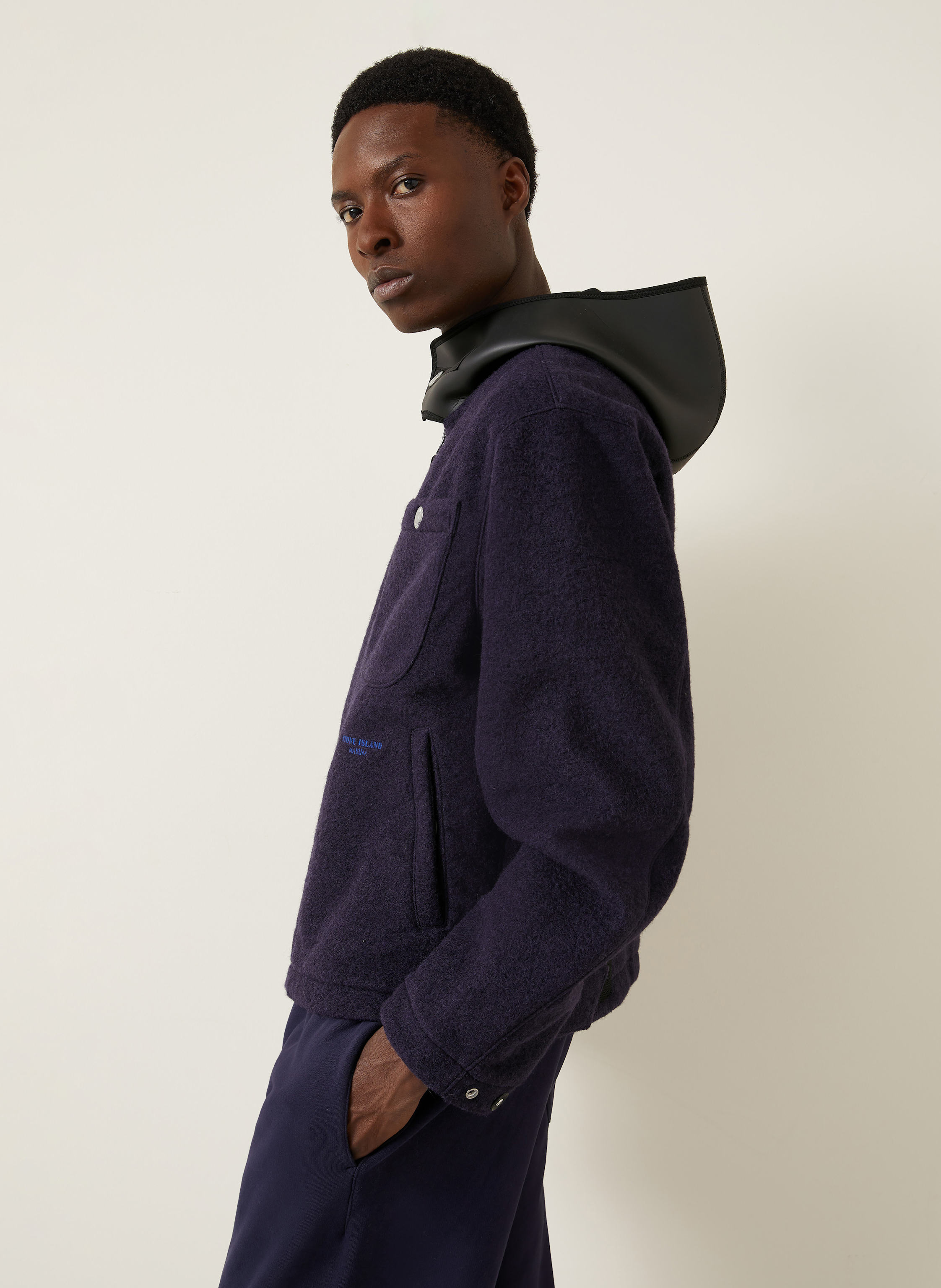 Thumbnail - Stone Island Jacke Marina blau