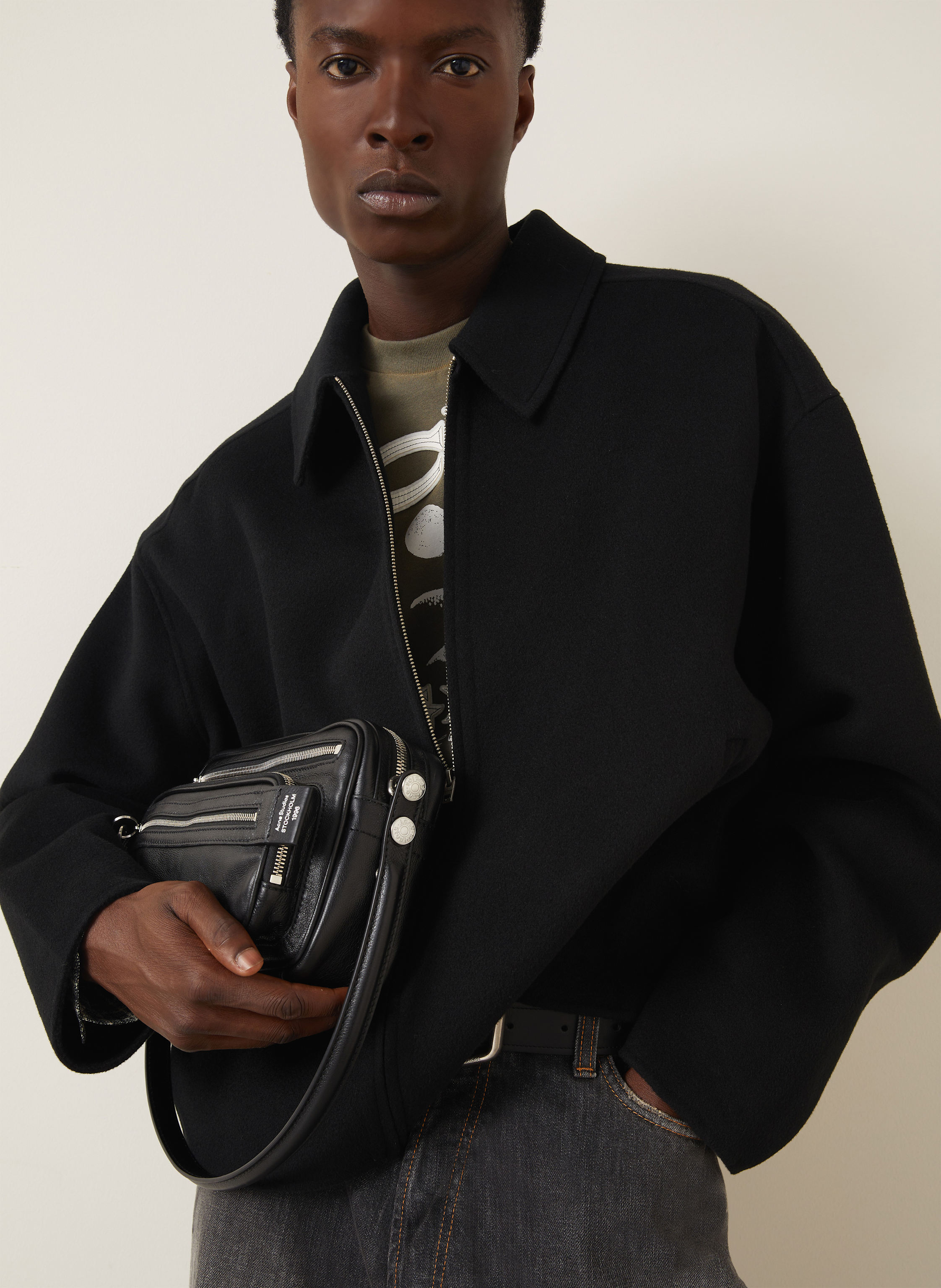 Thumbnail - Acne Studios Overjacket schwarz