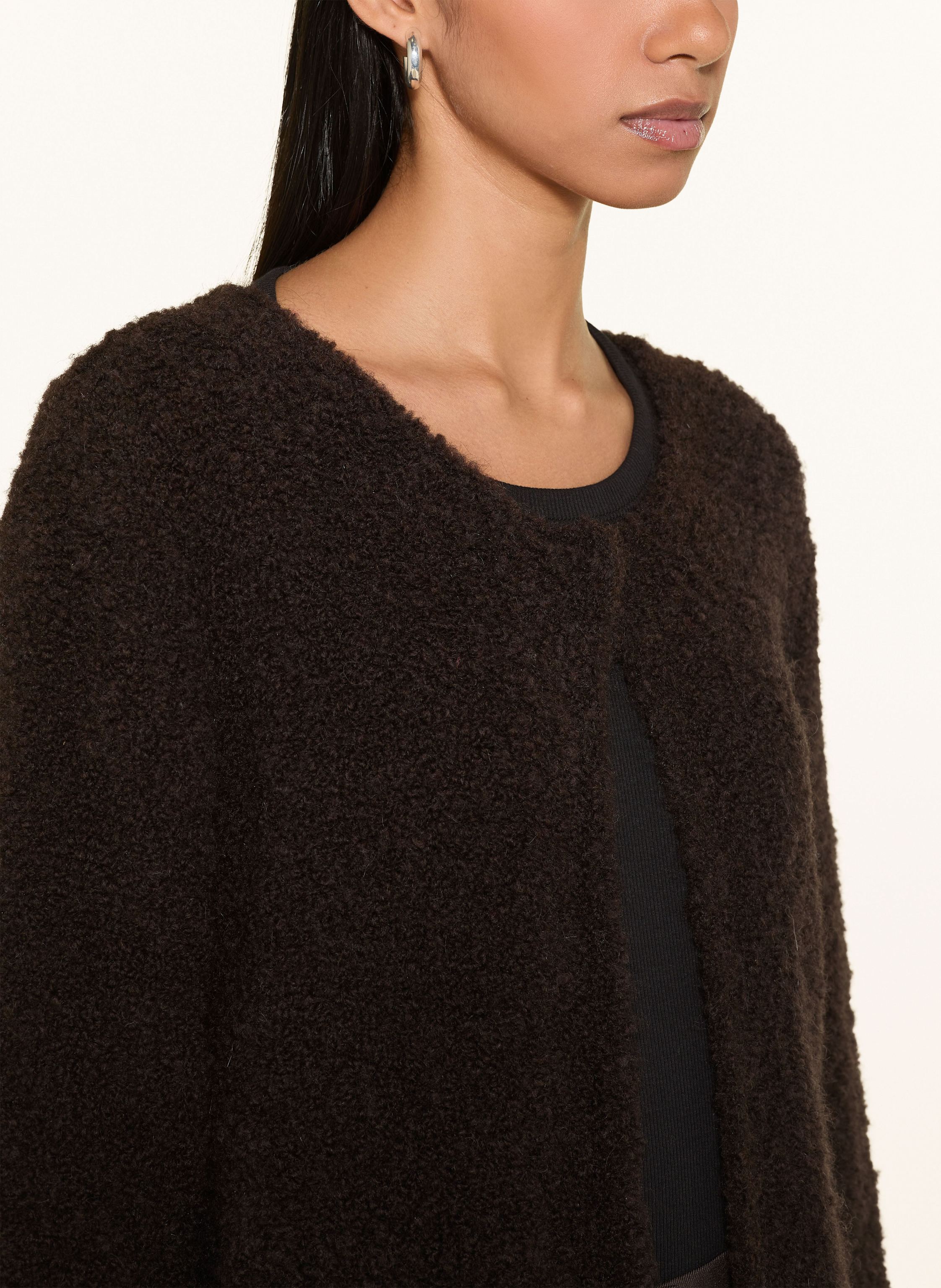 Thumbnail - Milano Italy Bouclé-Cardigan braun