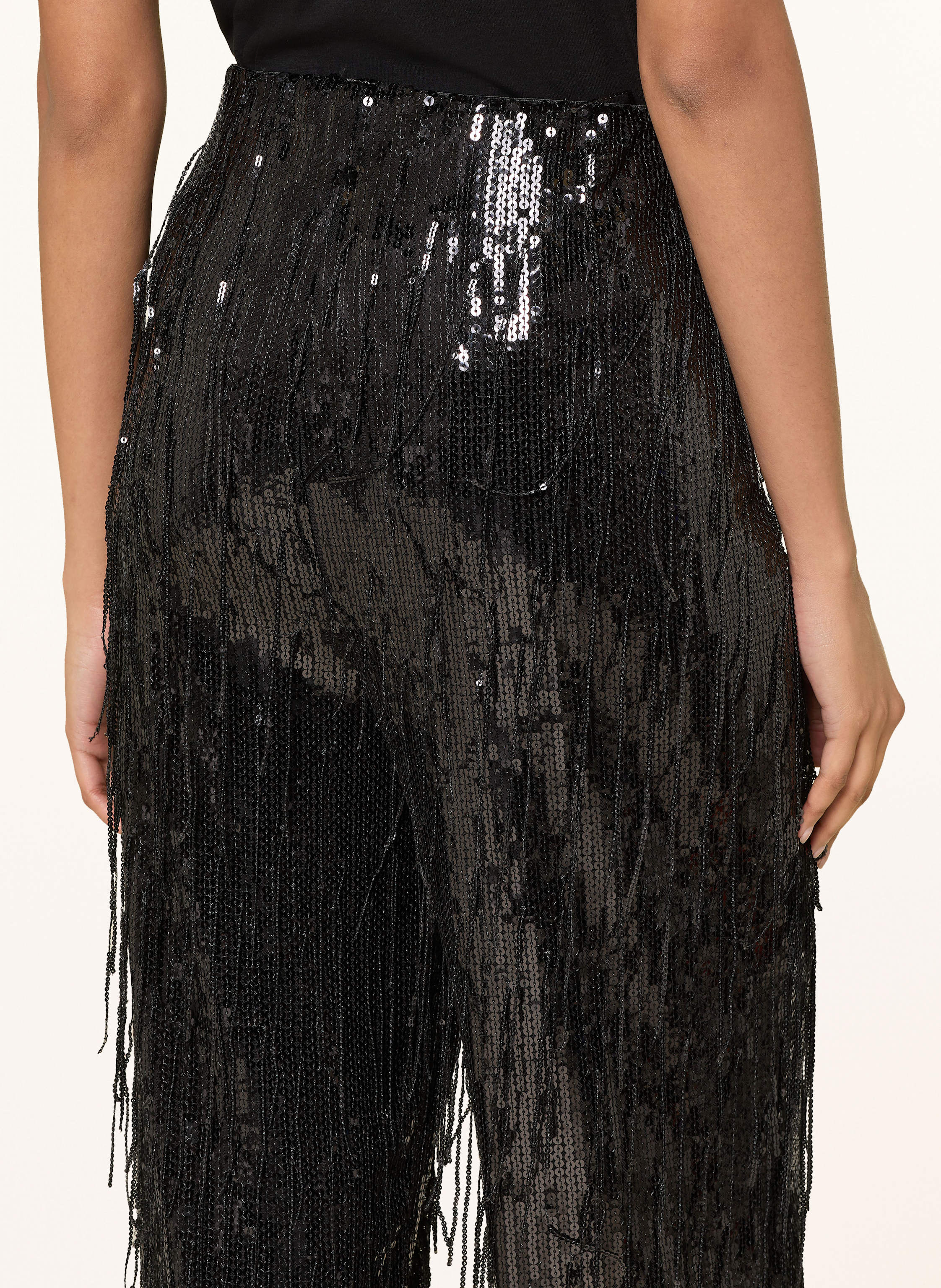 Thumbnail - Milano Italy Hose Mit Pailletten schwarz