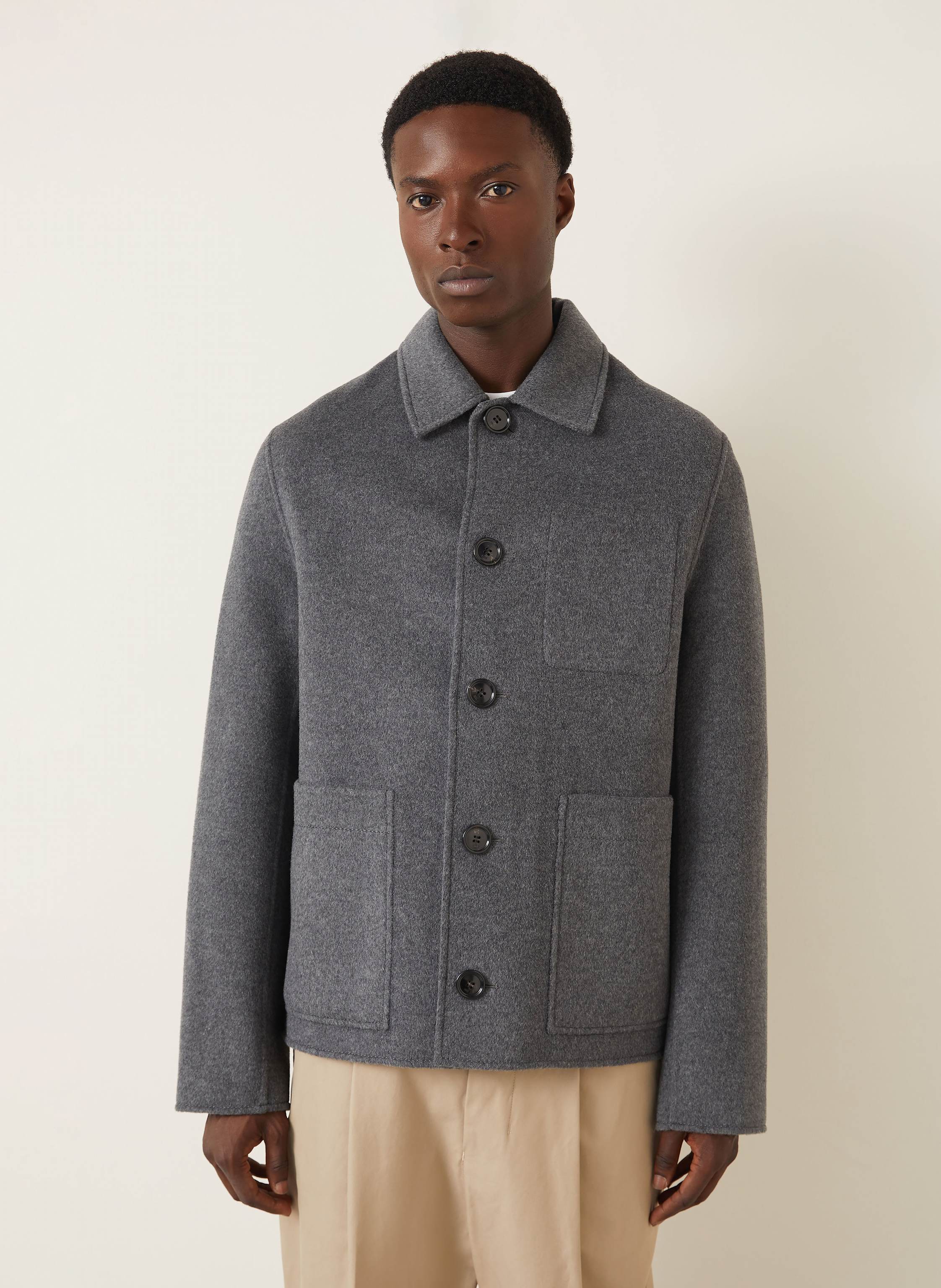 Thumbnail - Ami Paris Jacke grau