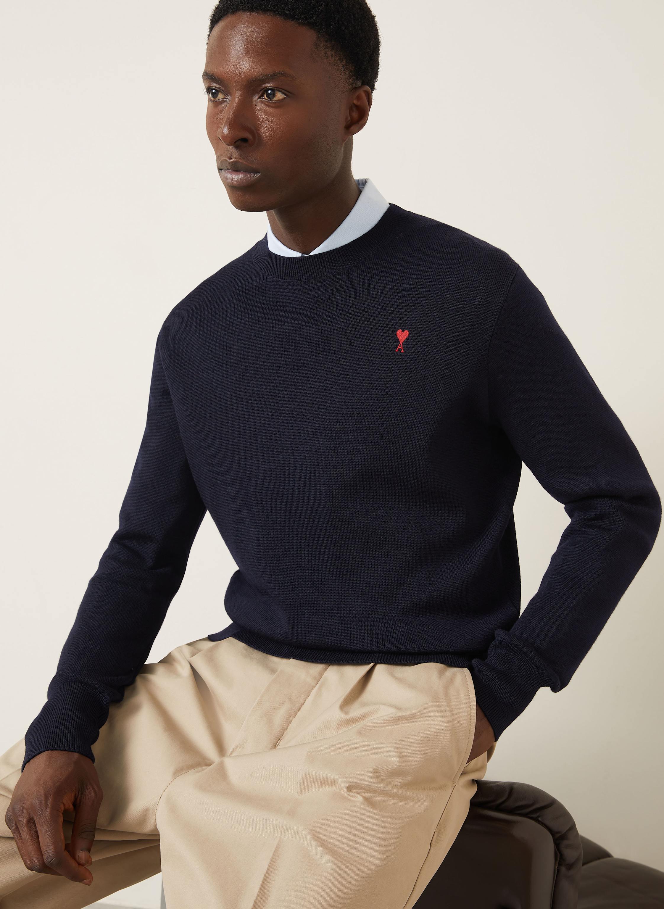 Thumbnail - Ami Paris Pullover blau