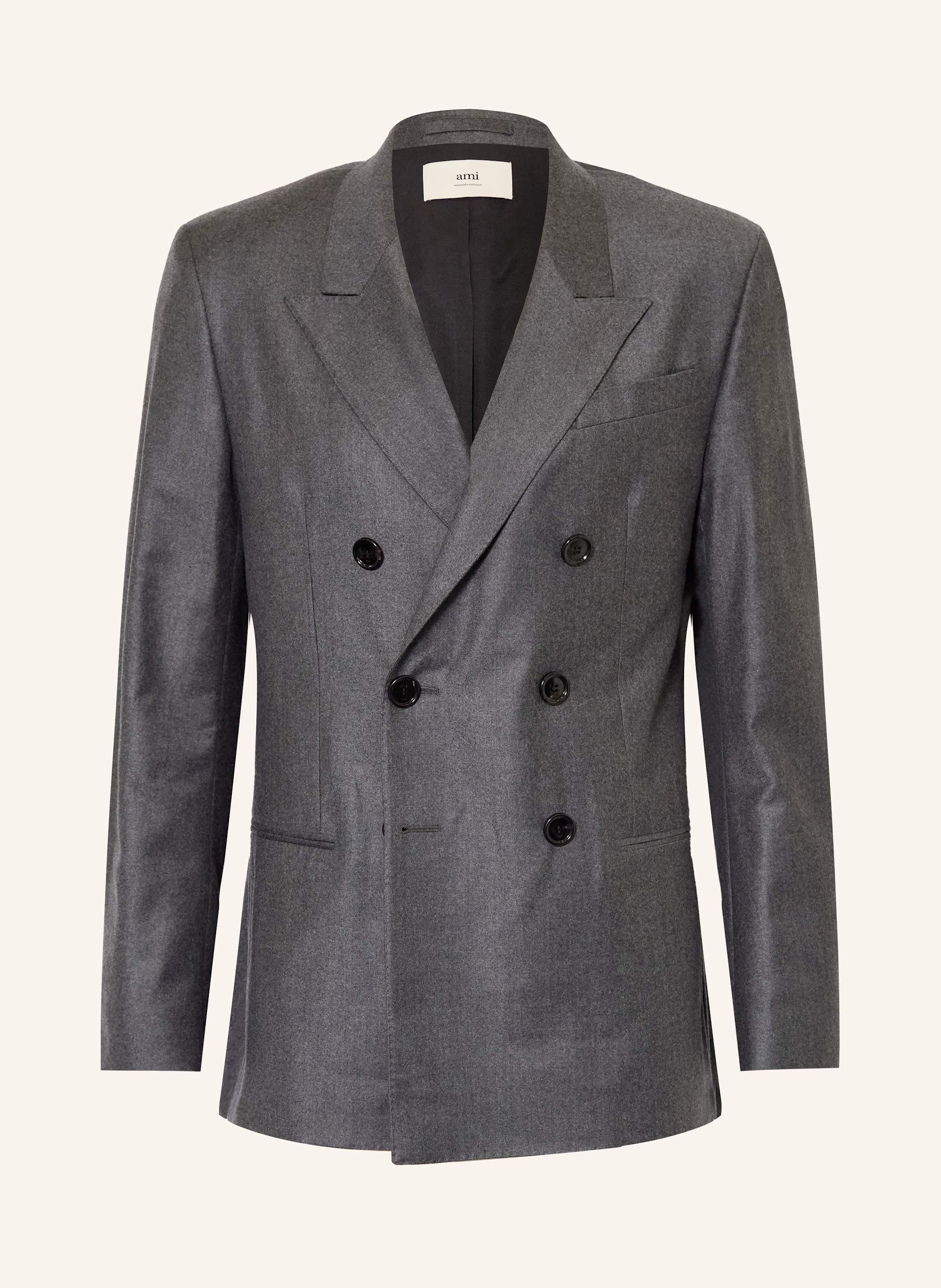 AMI Paris Ami Paris Anzugsakko Regular Fit grau in 020 ANTHRACITE
