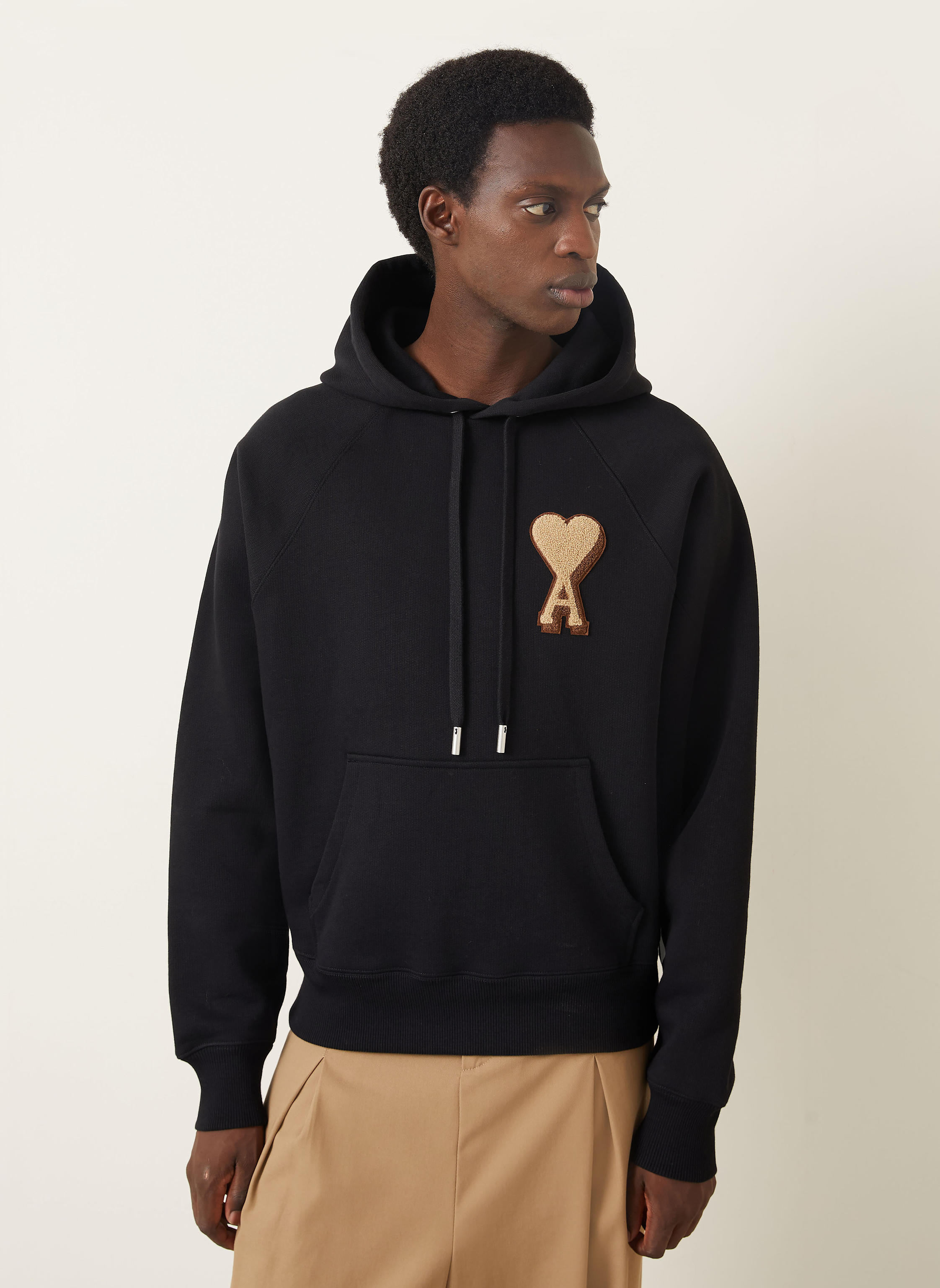 Thumbnail - Ami Paris Hoodie schwarz