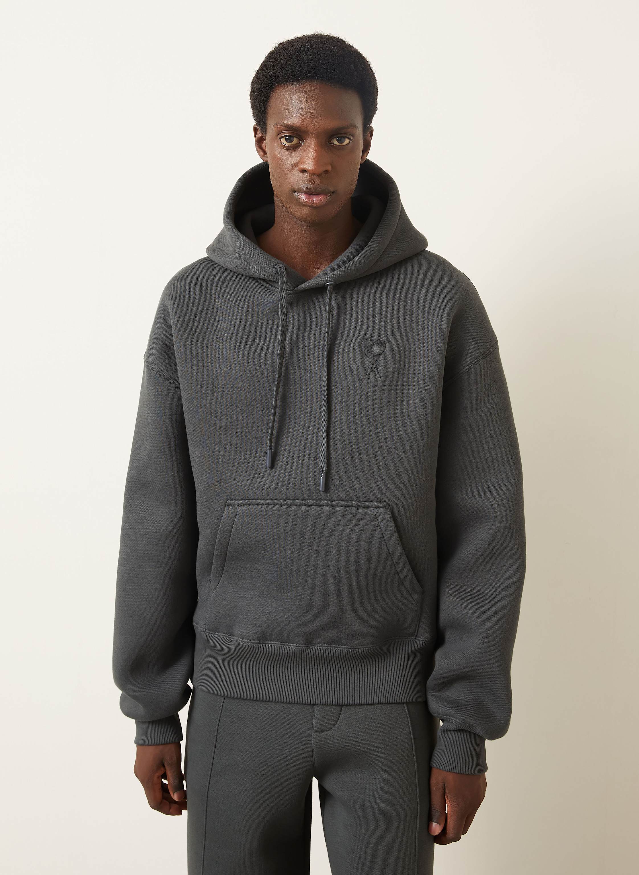Thumbnail - Ami Paris Hoodie grau