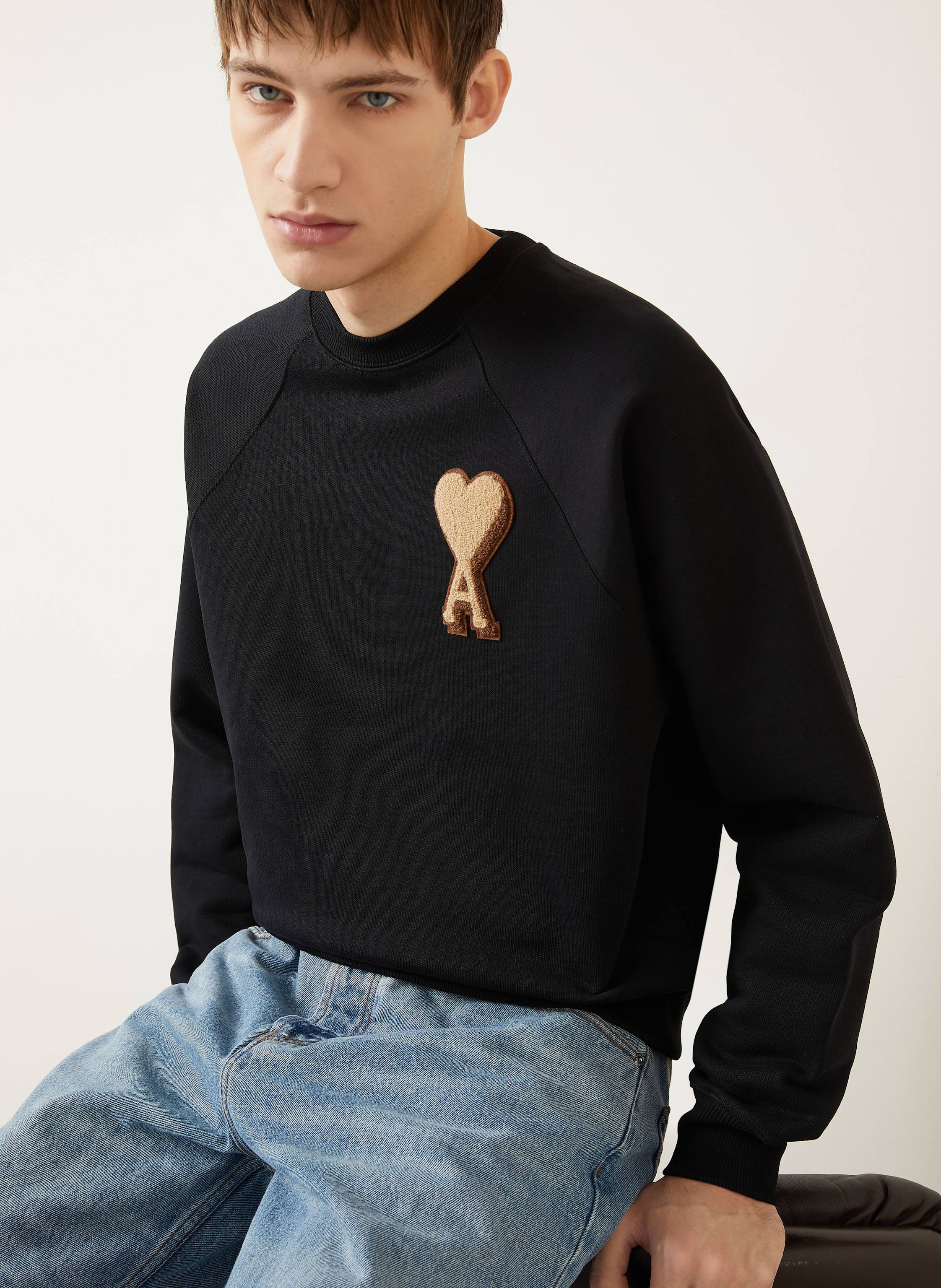 Thumbnail - Ami Paris Sweatshirt schwarz