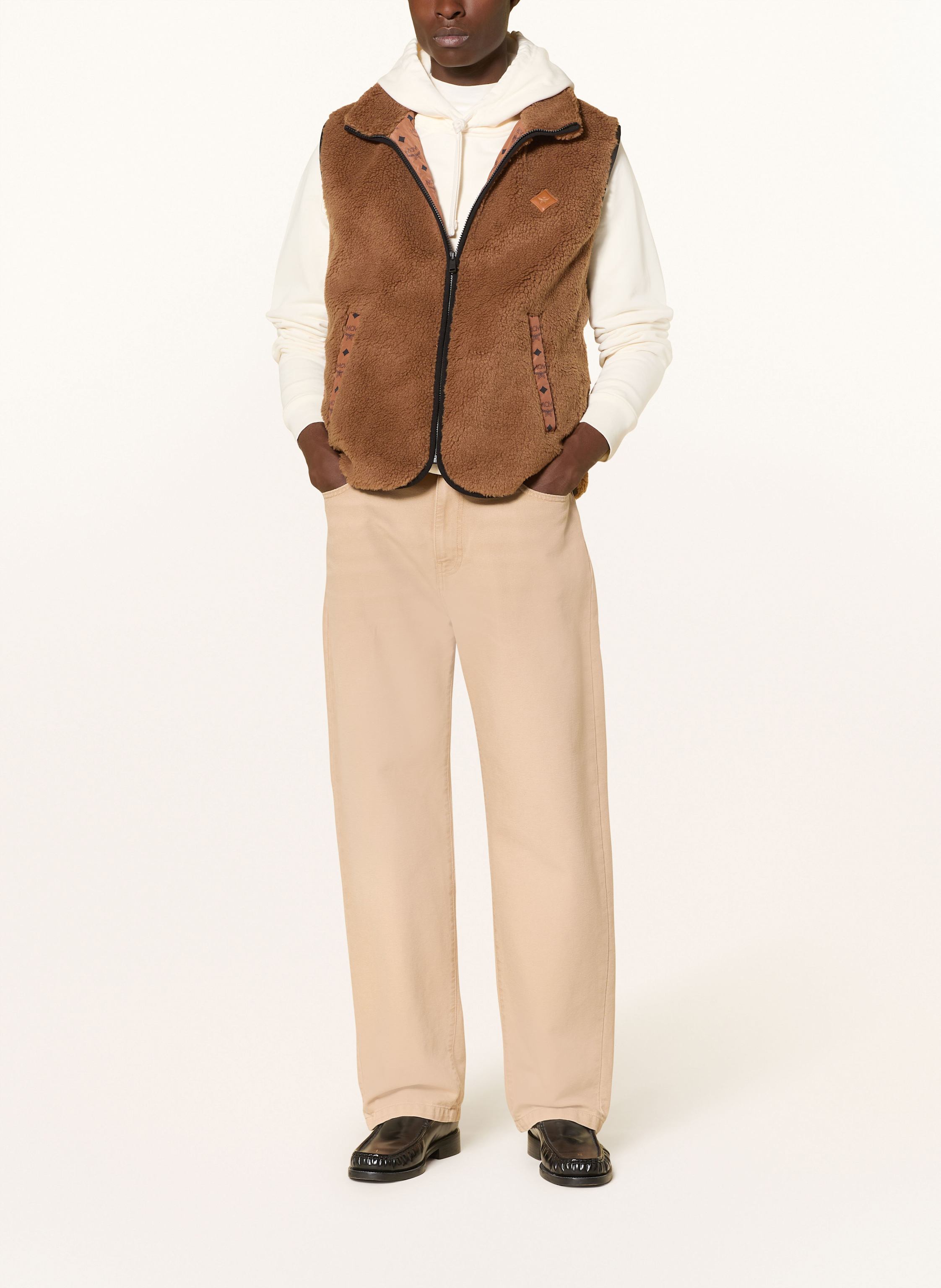 Thumbnail - Mcm Teddyfell-Jacke braun