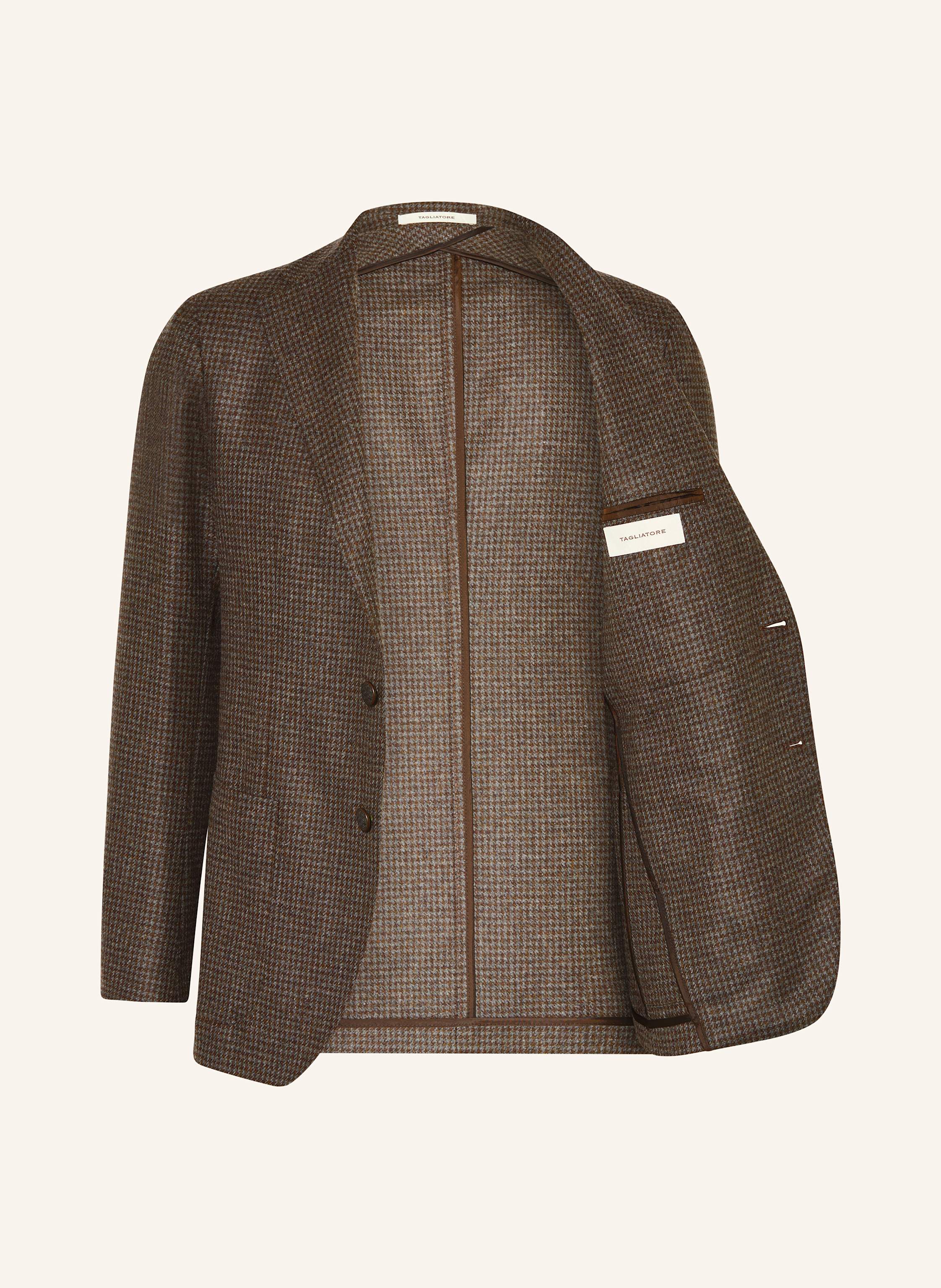 Thumbnail - Tagliatore Sakko Regular Fit braun