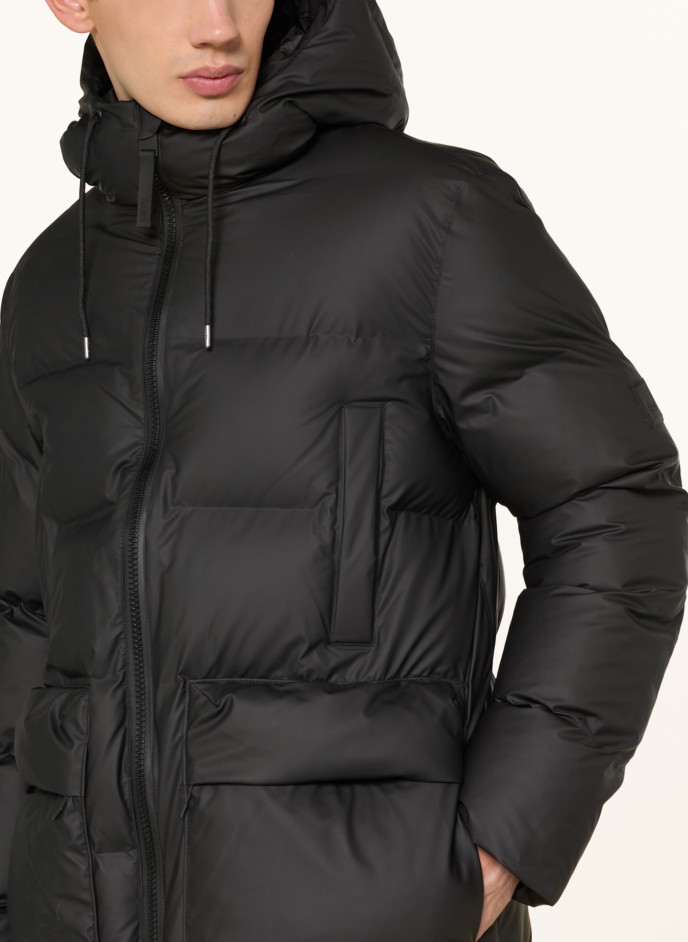 Thumbnail - Rains Parka Alta schwarz