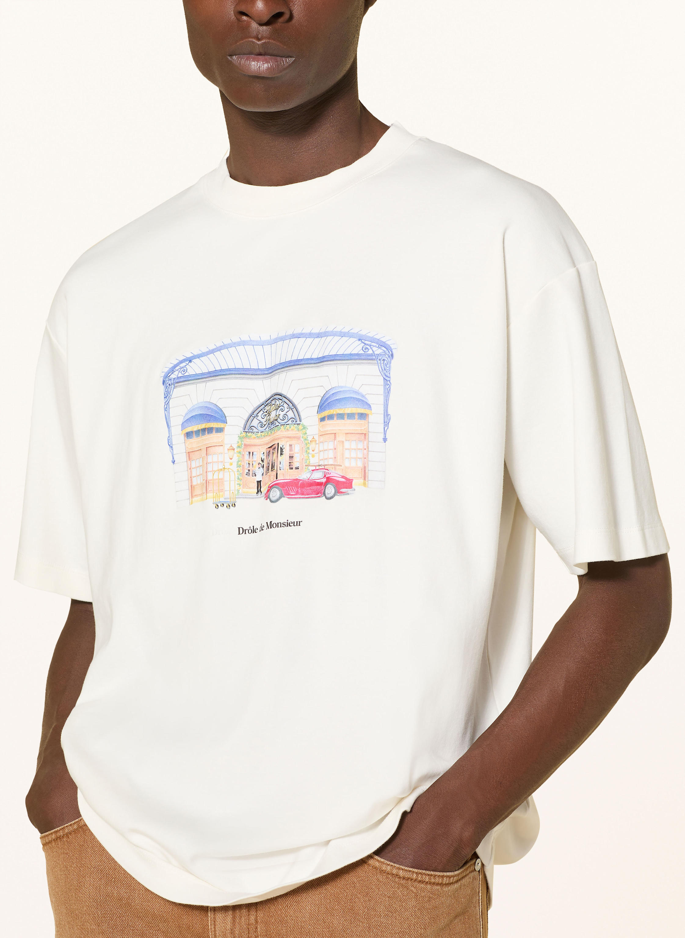 Thumbnail - Drôle De Monsieur T-Shirt Le T-Shirt Drôle Palace weiss