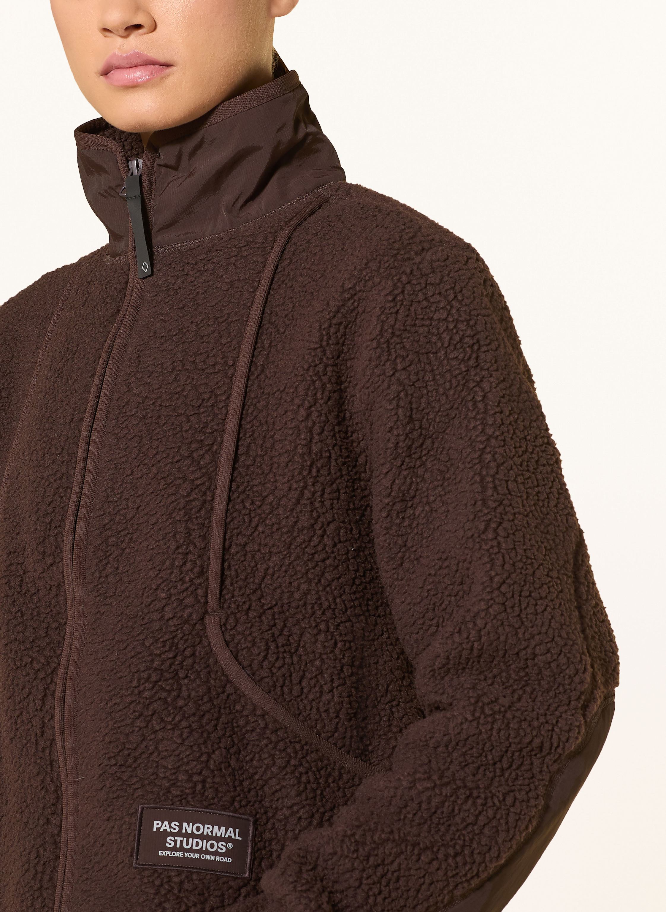 Thumbnail - Pas Normal Studios Fleecejacke Off-Race braun