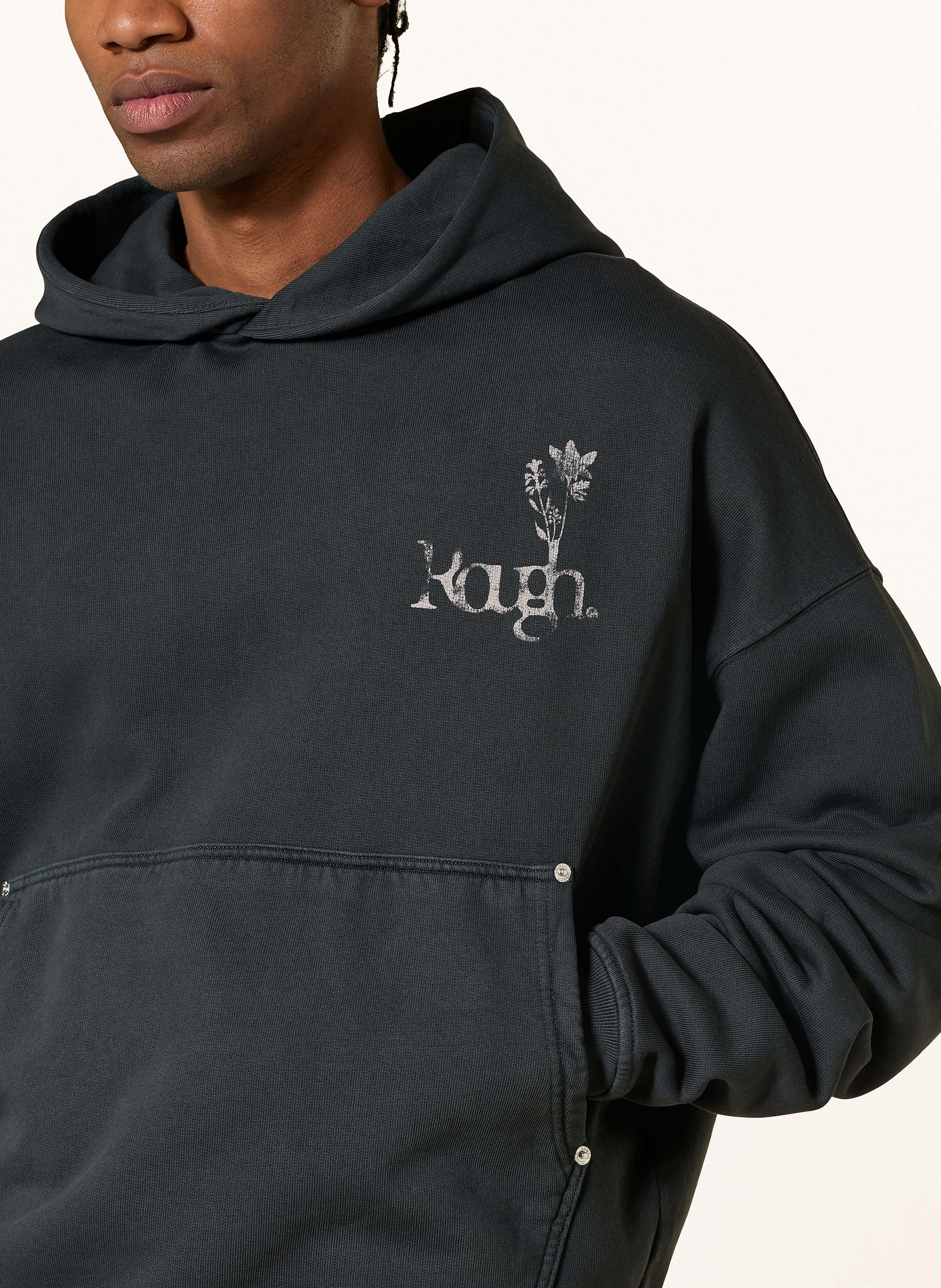 Thumbnail - Rough. Hoodie schwarz