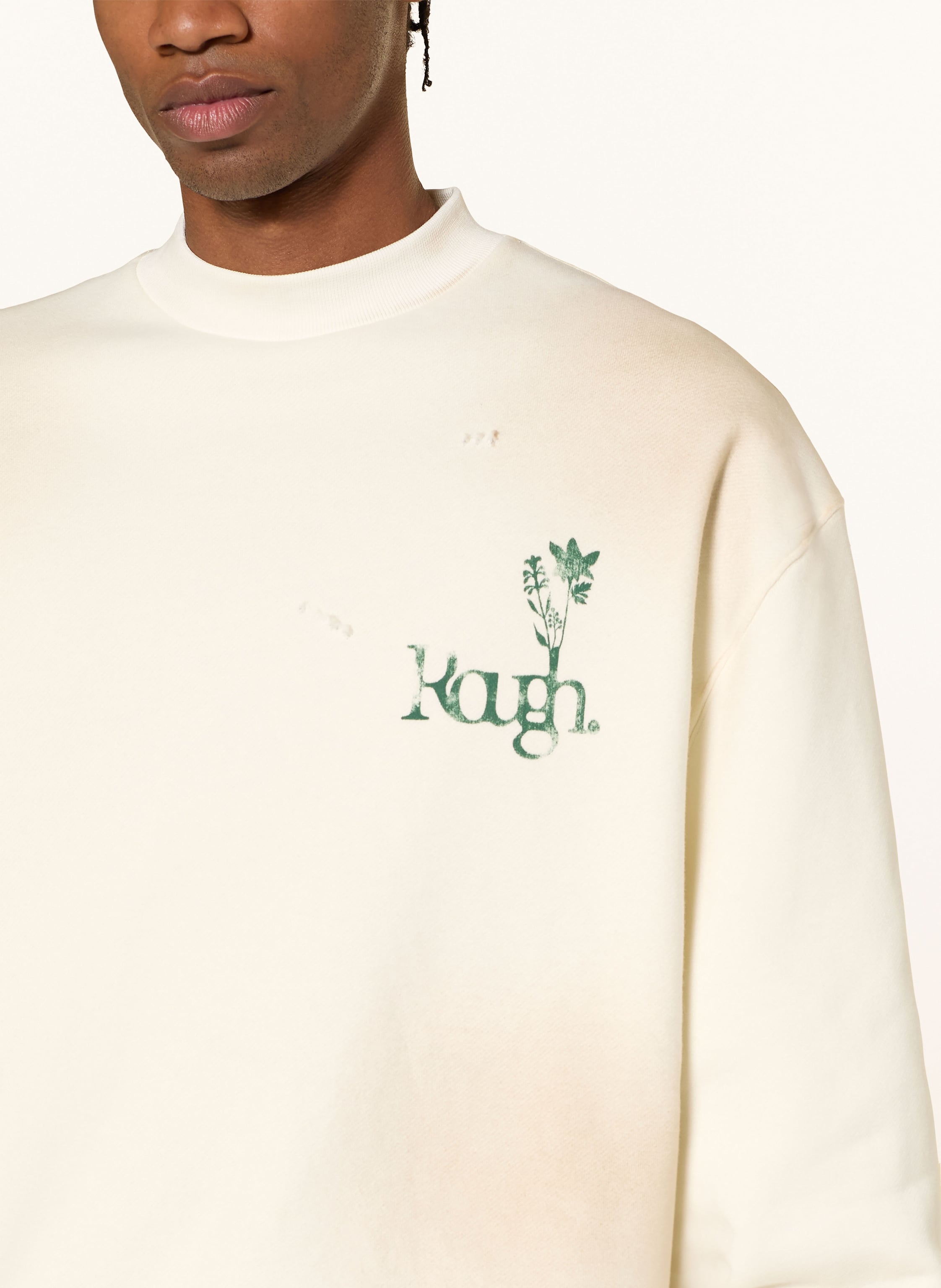 Thumbnail - Rough. Sweatshirt weiss