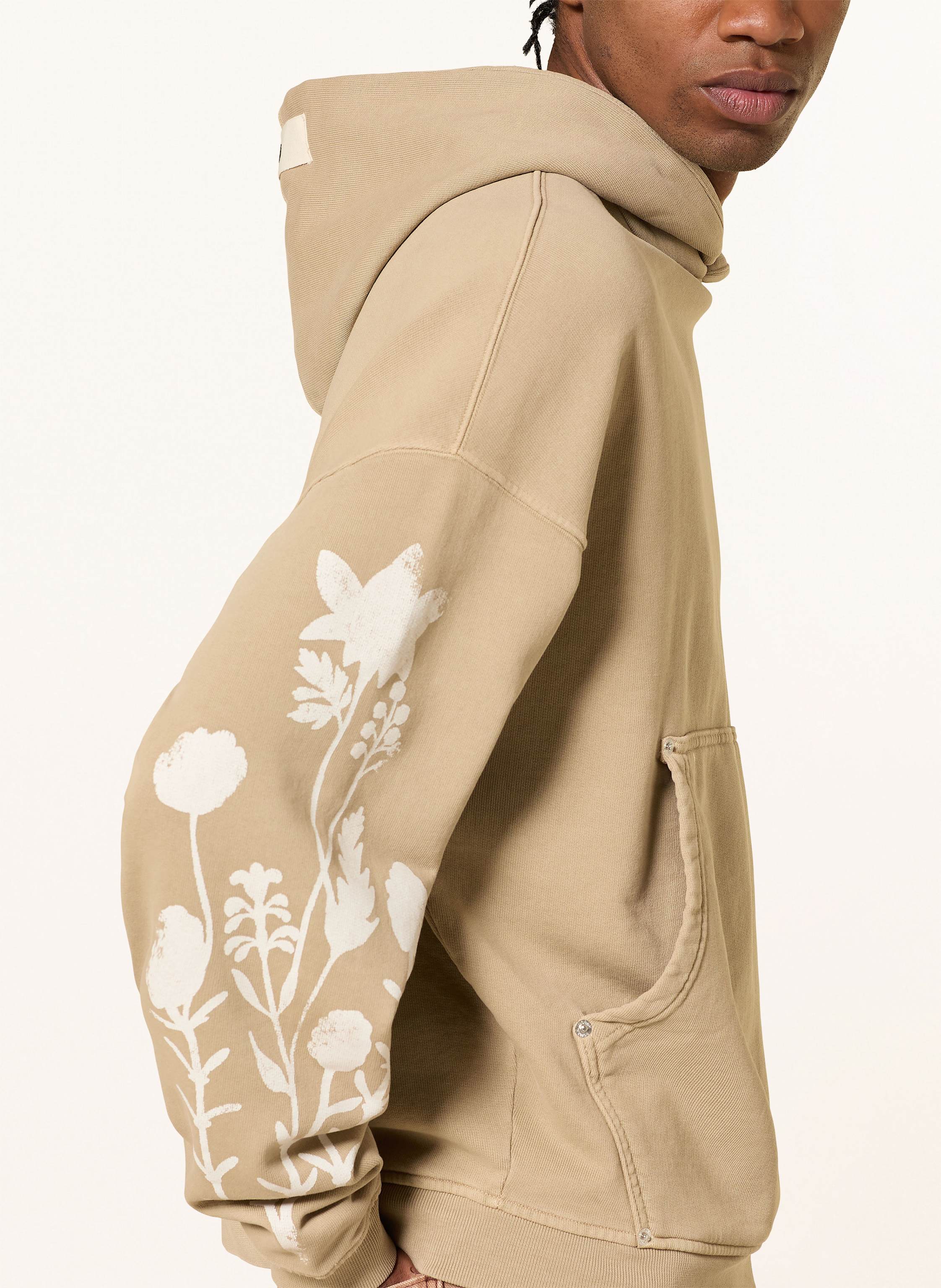 Thumbnail - Rough. Hoodie Anthos beige