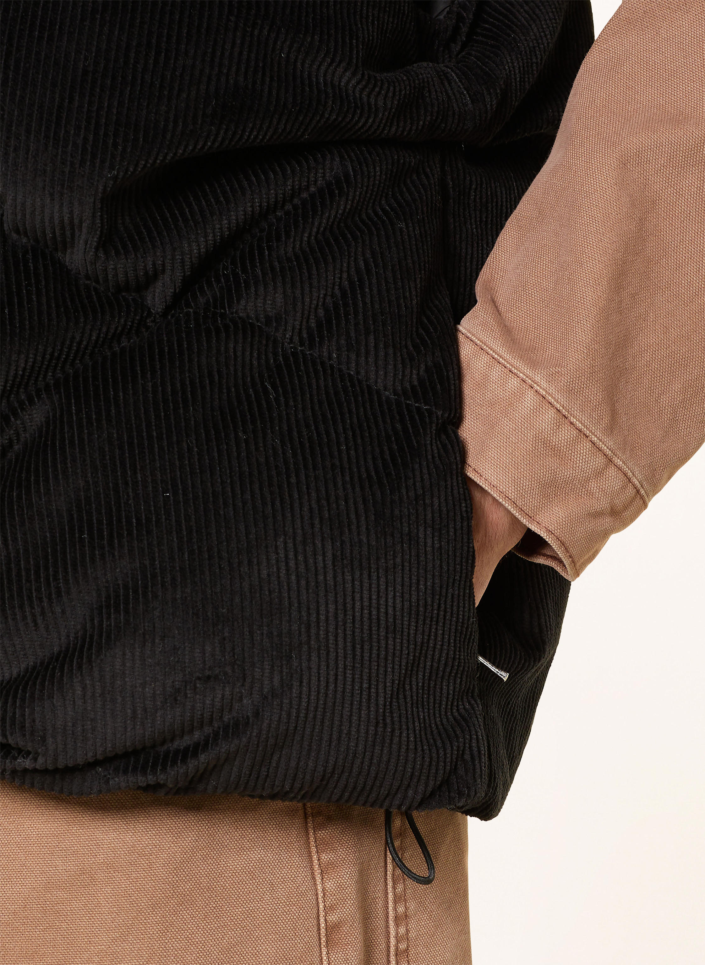 Thumbnail - Rough. Cordweste schwarz