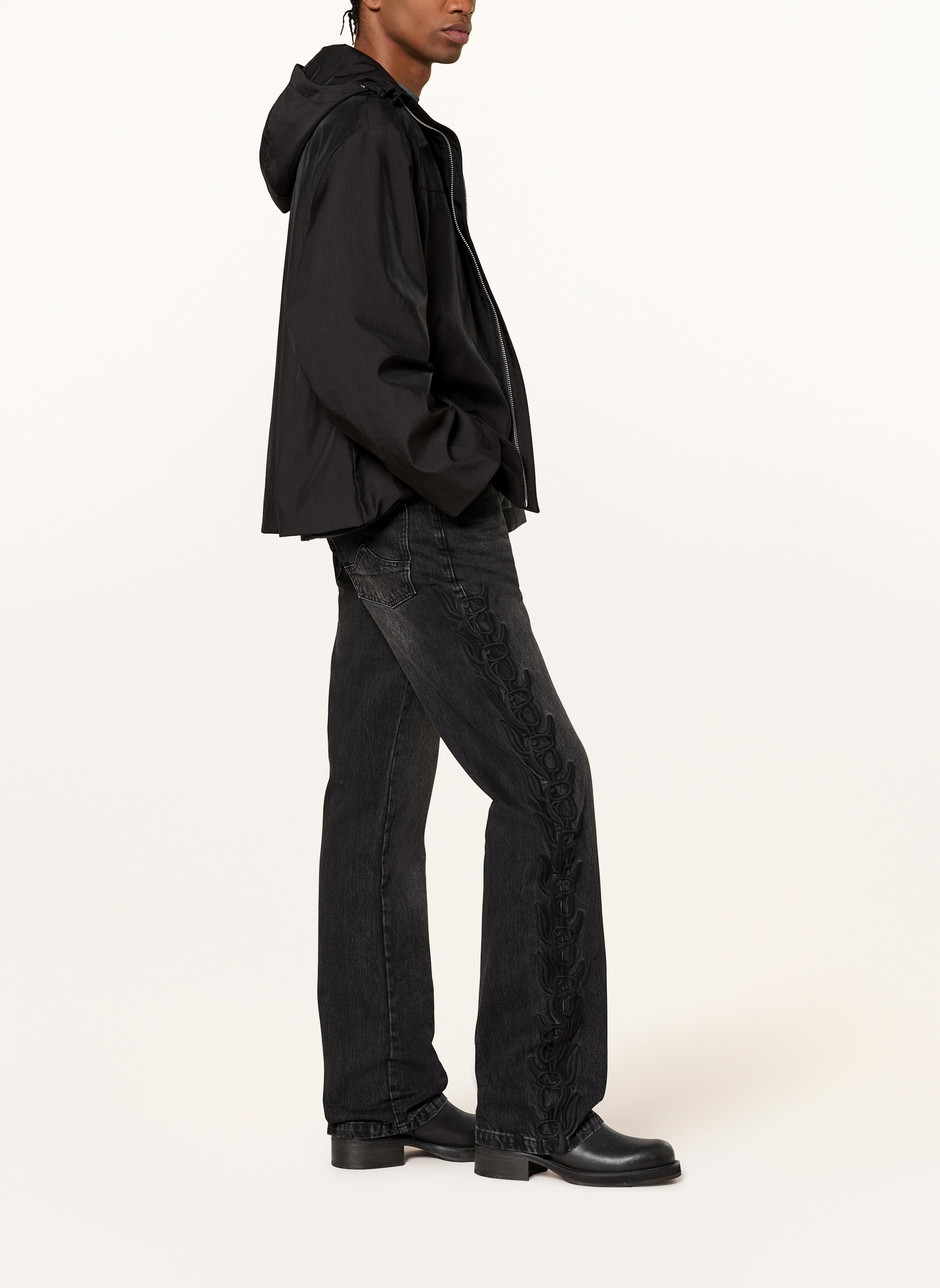 Thumbnail - Rough. Wide Leg Jeans Amity Regular Fit schwarz