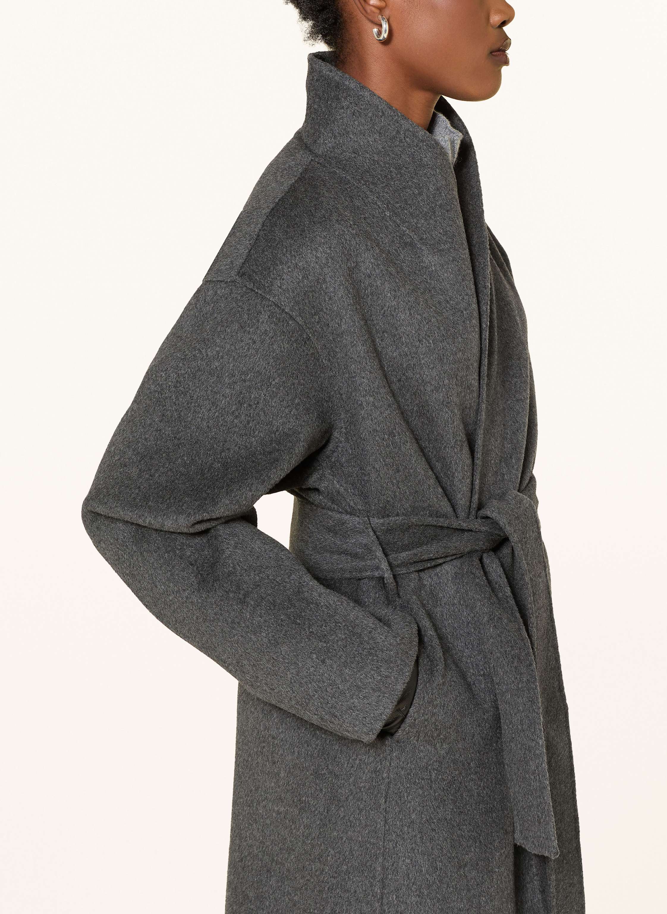 Thumbnail - Almada Label Wollmantel Mara grau