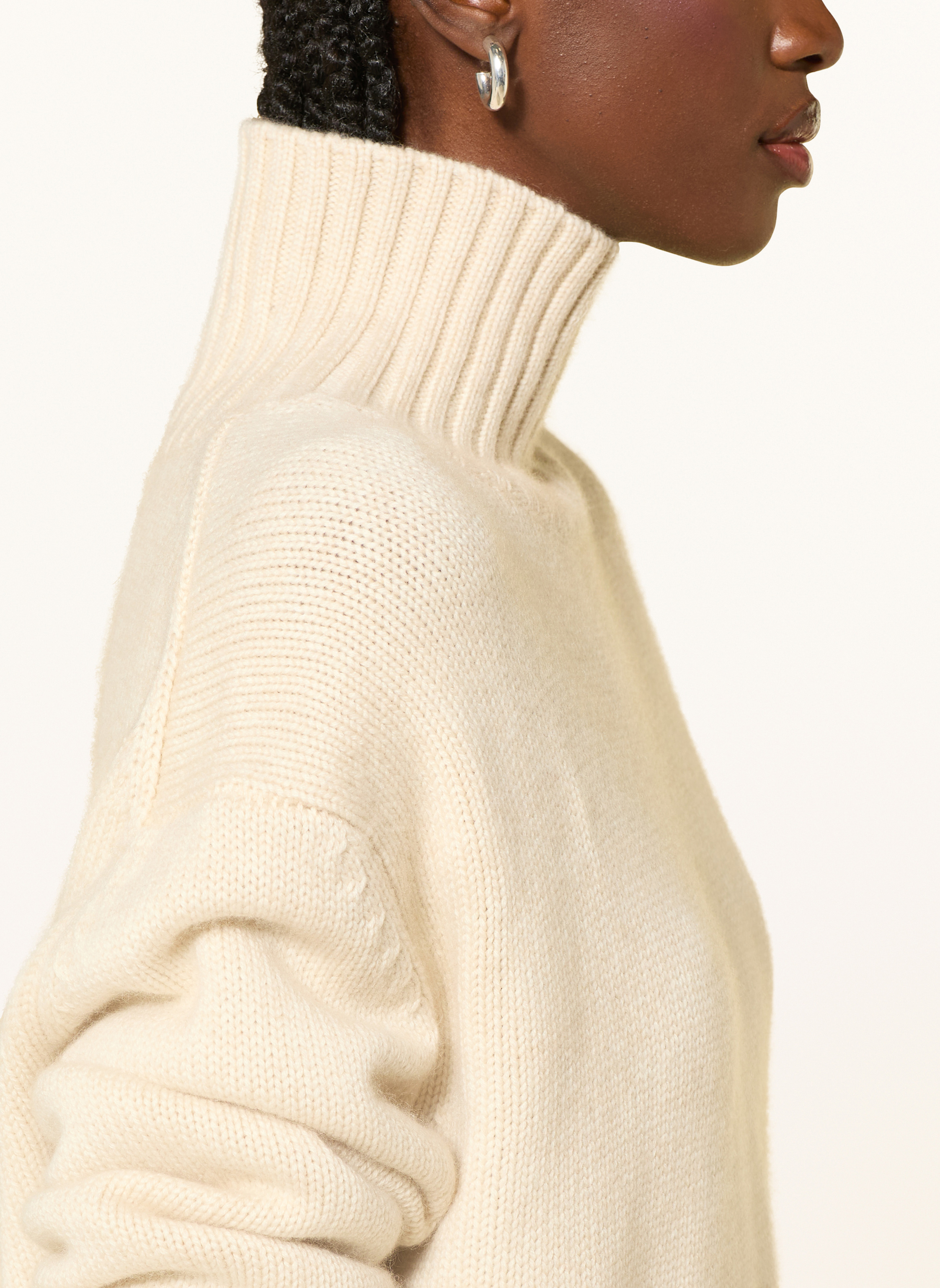 Thumbnail - Almada Label Pullover Nola Mit Cashmere beige