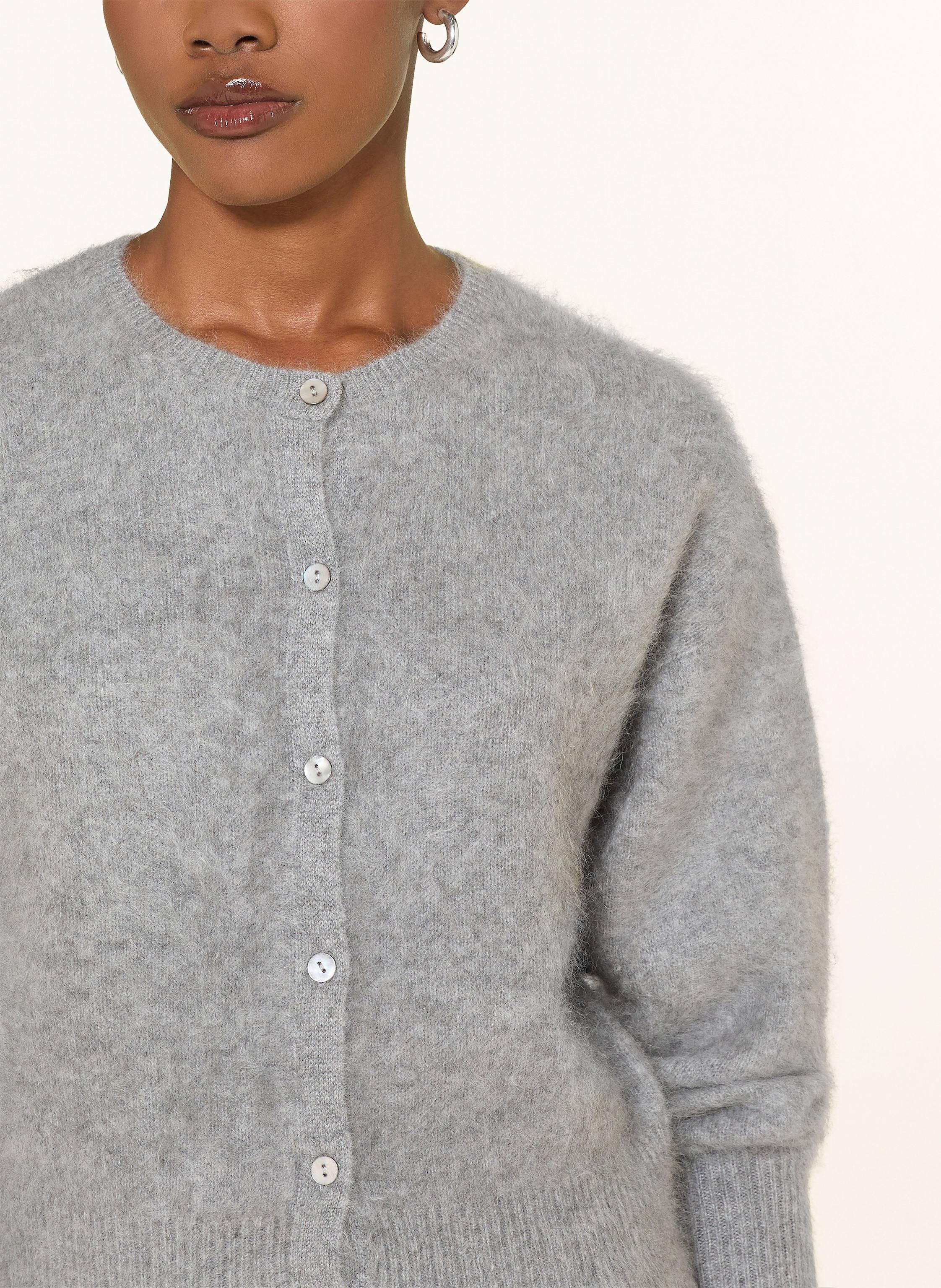 Thumbnail - Almada Label Strickjacke Coco Aus Cashmere grau