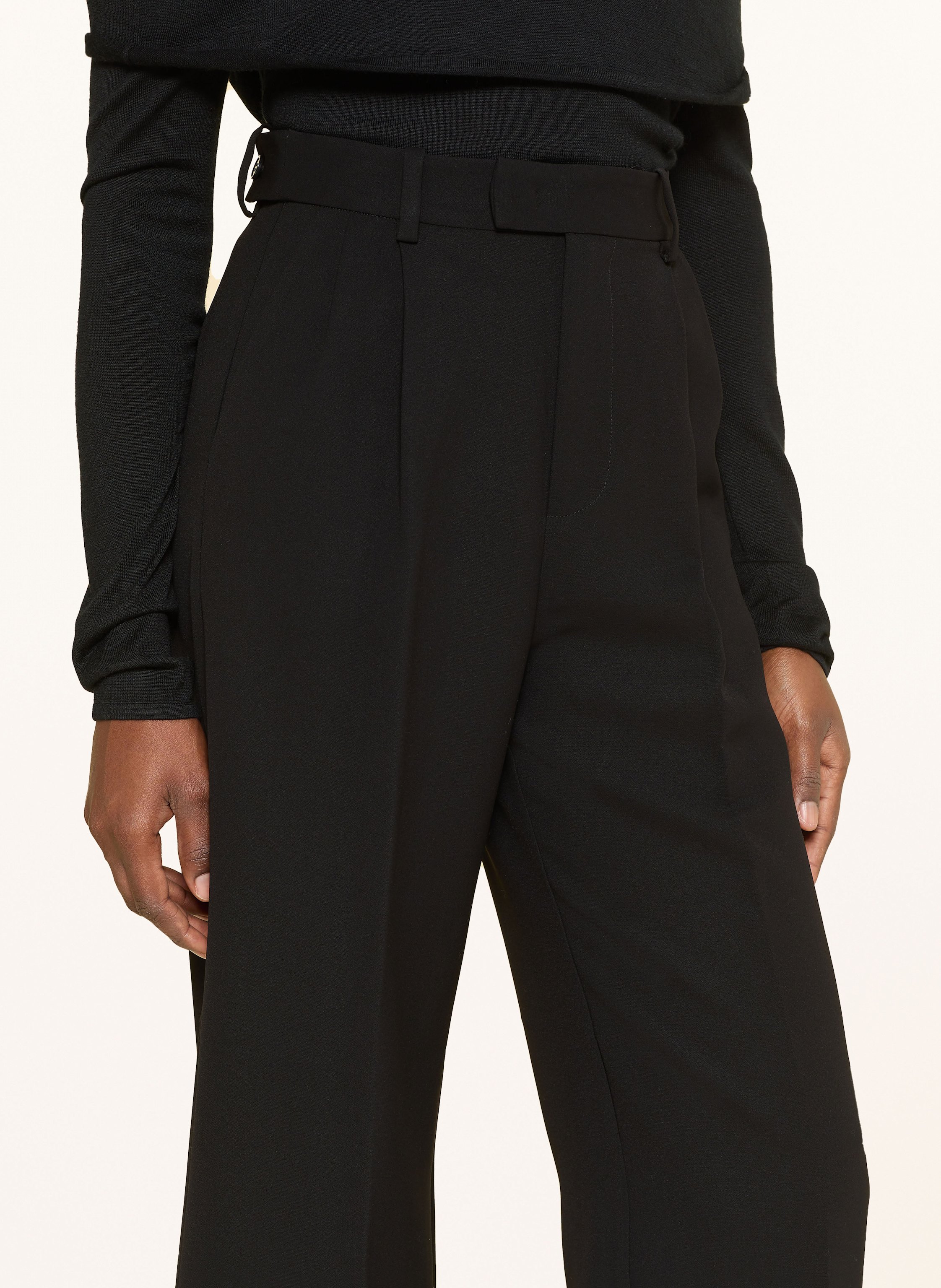 Thumbnail - Almada Label Marlenehose Bella schwarz