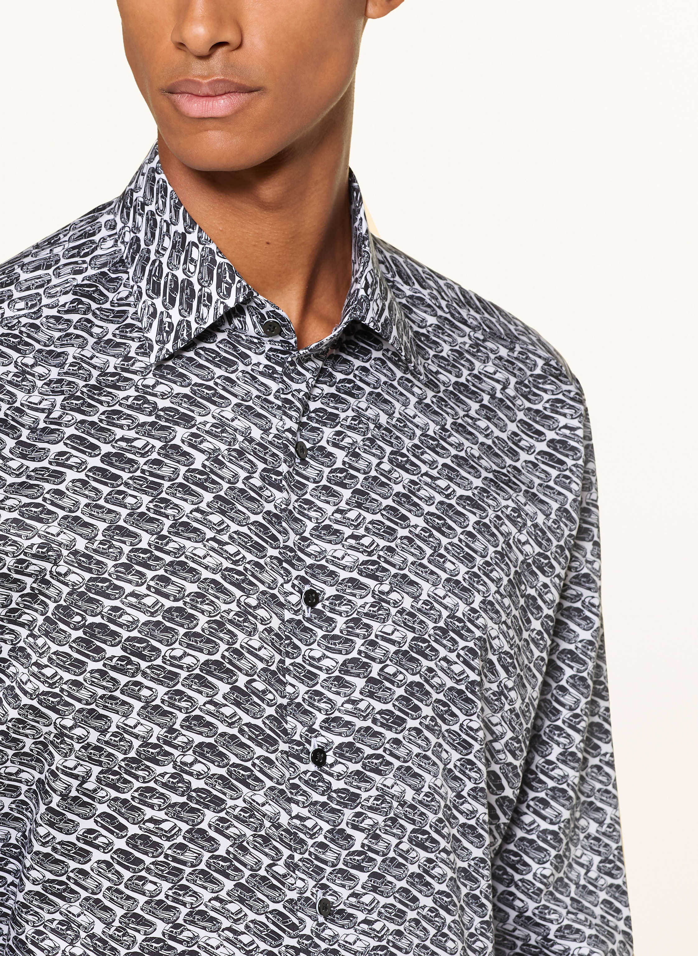 Thumbnail - Eterna Hemd Comfort Fit schwarz