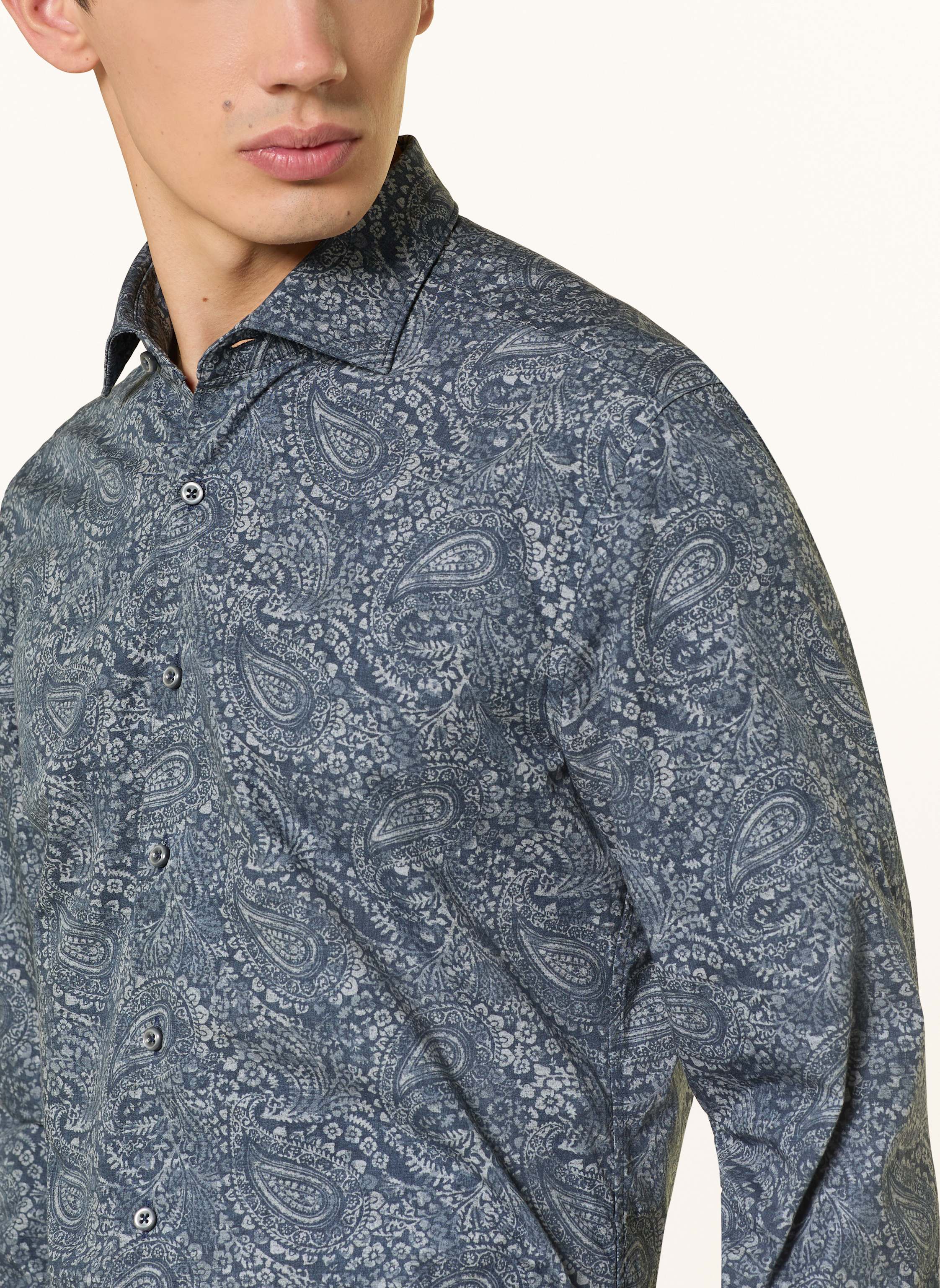 Thumbnail - 1863 By Eterna Hemd Slim Fit blau