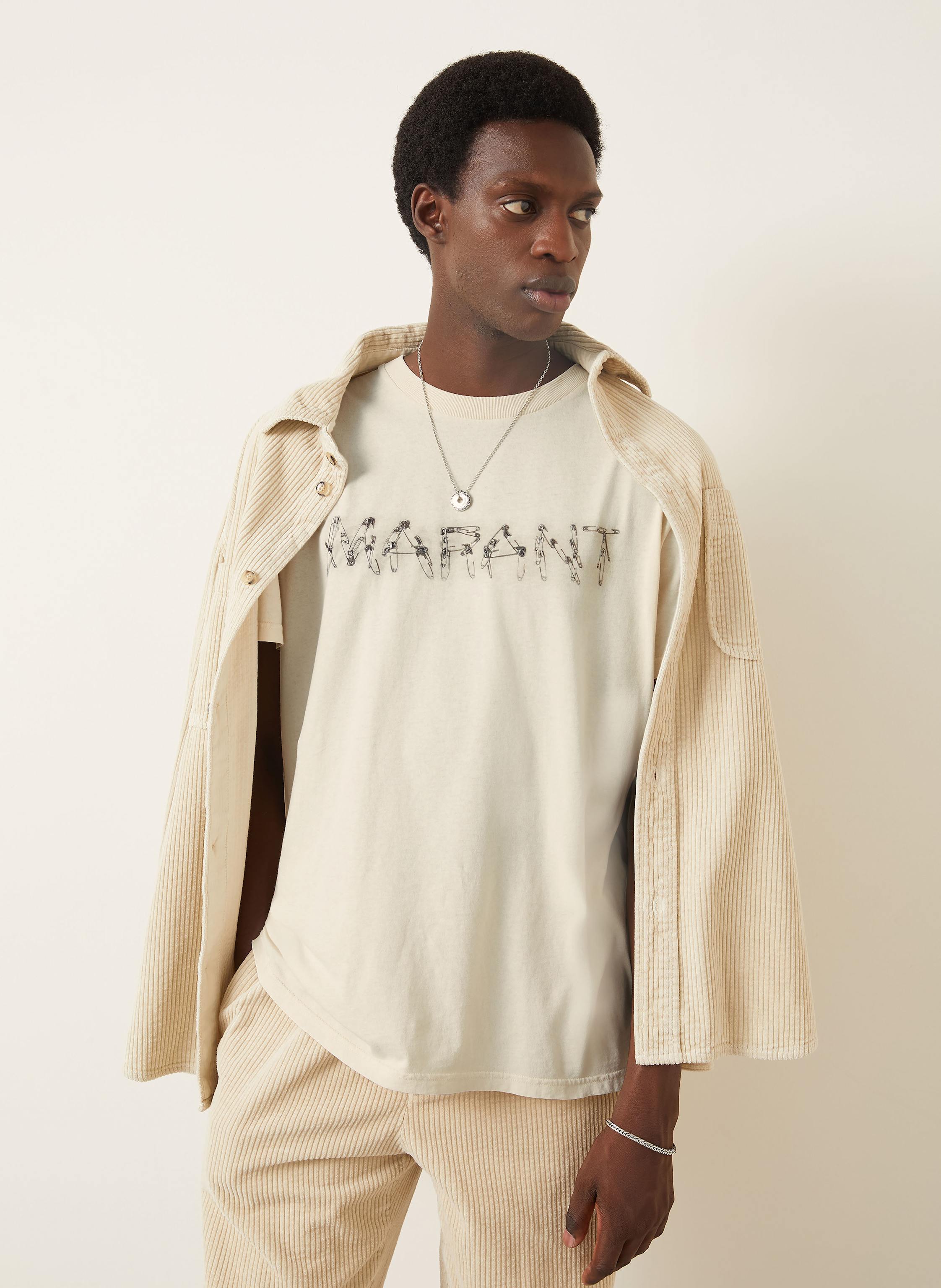 Thumbnail - Isabel Marant T-Shirt Honore beige