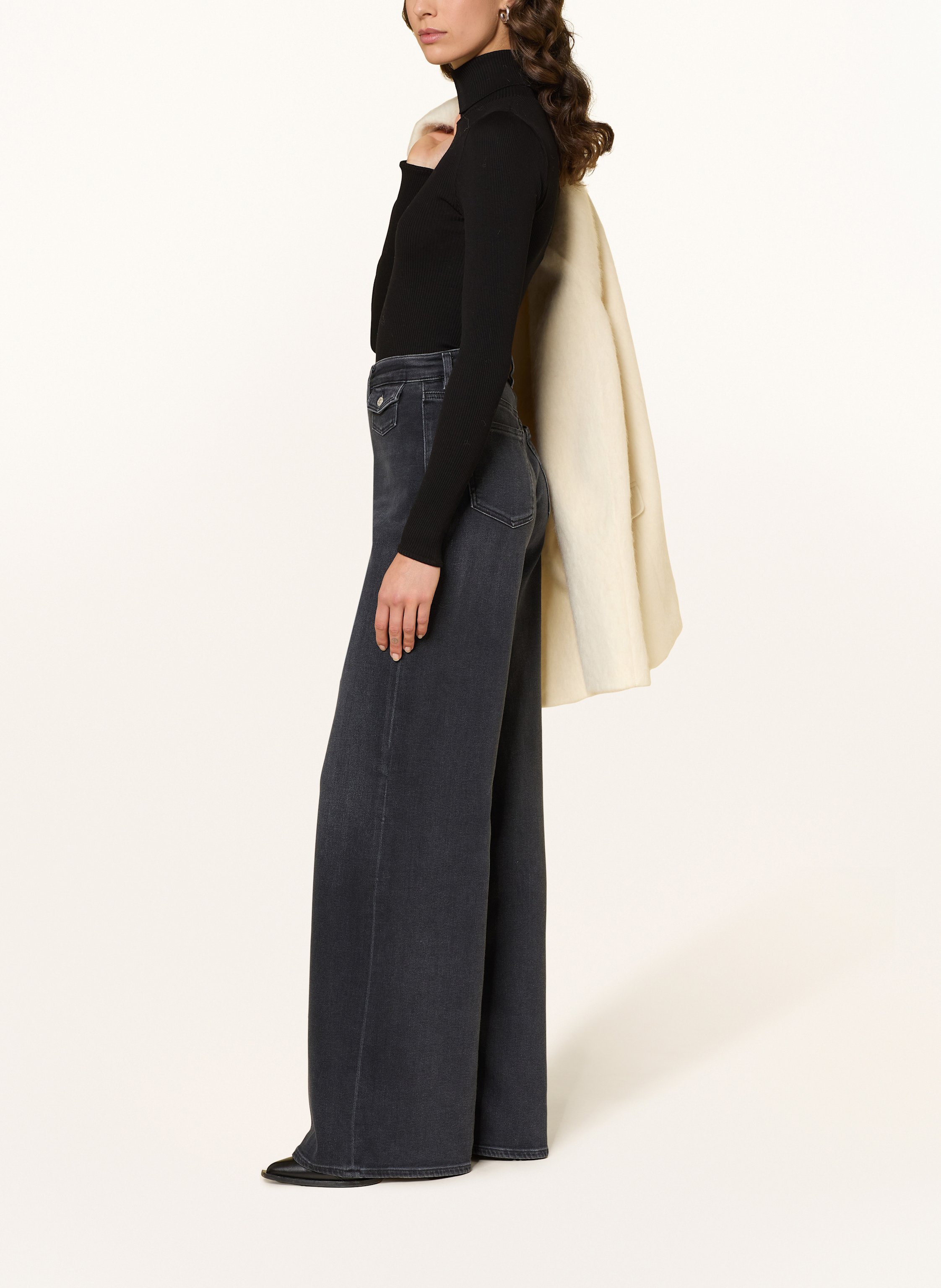 Thumbnail - Citizens Of Humanity Wide Leg Jeans Issy schwarz