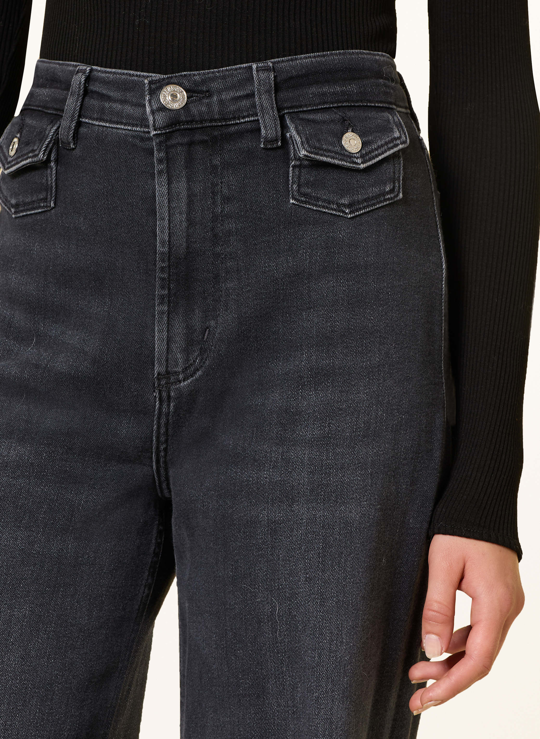 Thumbnail - Citizens Of Humanity Wide Leg Jeans Issy schwarz