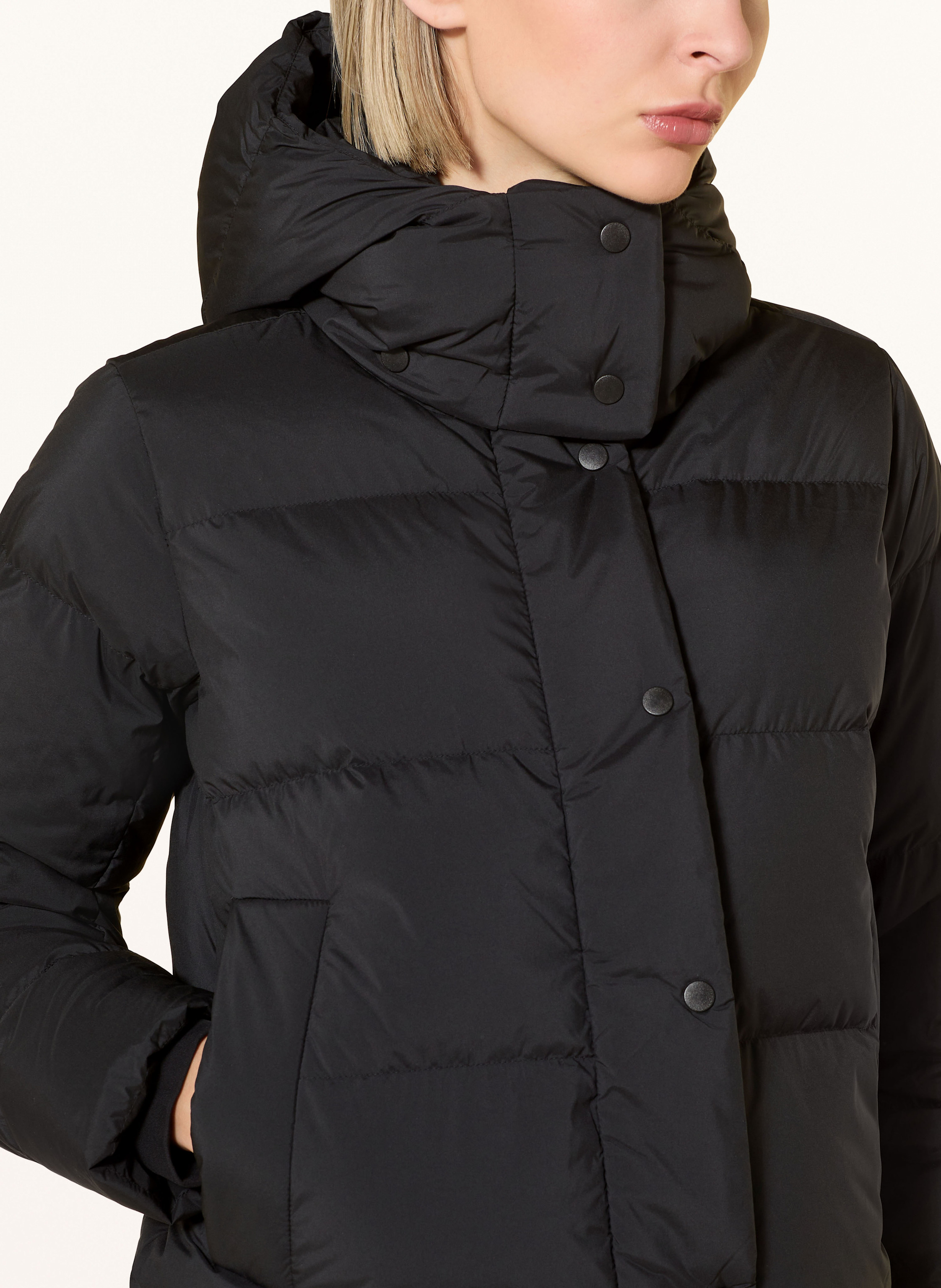 Thumbnail - Lululemon Daunenjacke Wunder Puff Mit Abnehmbarer Kapuze schwarz