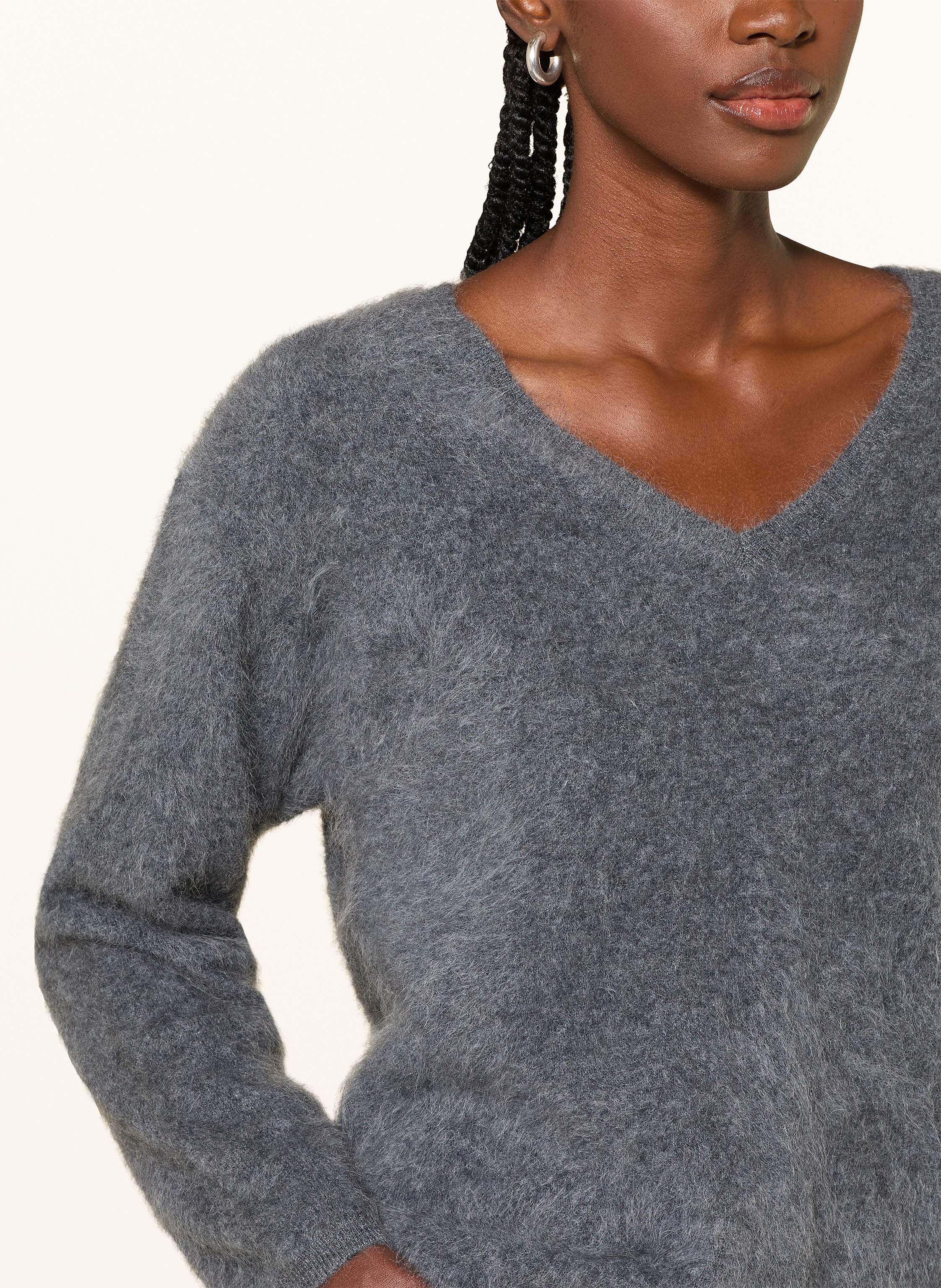 Thumbnail - Mrs & Hugs Cashmere-Pullover grau