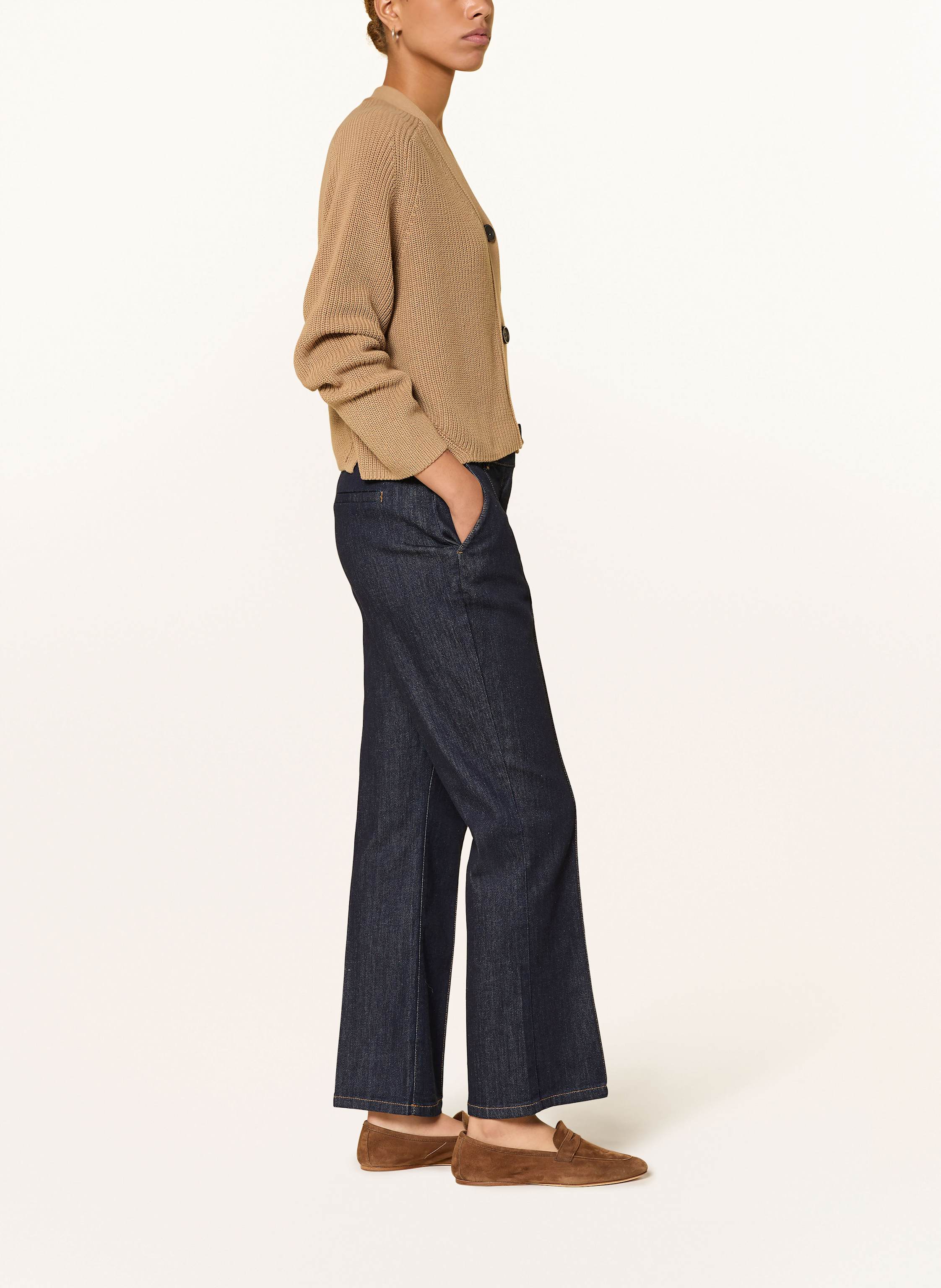 Thumbnail - Opus Bootcut Jeans Luane blau