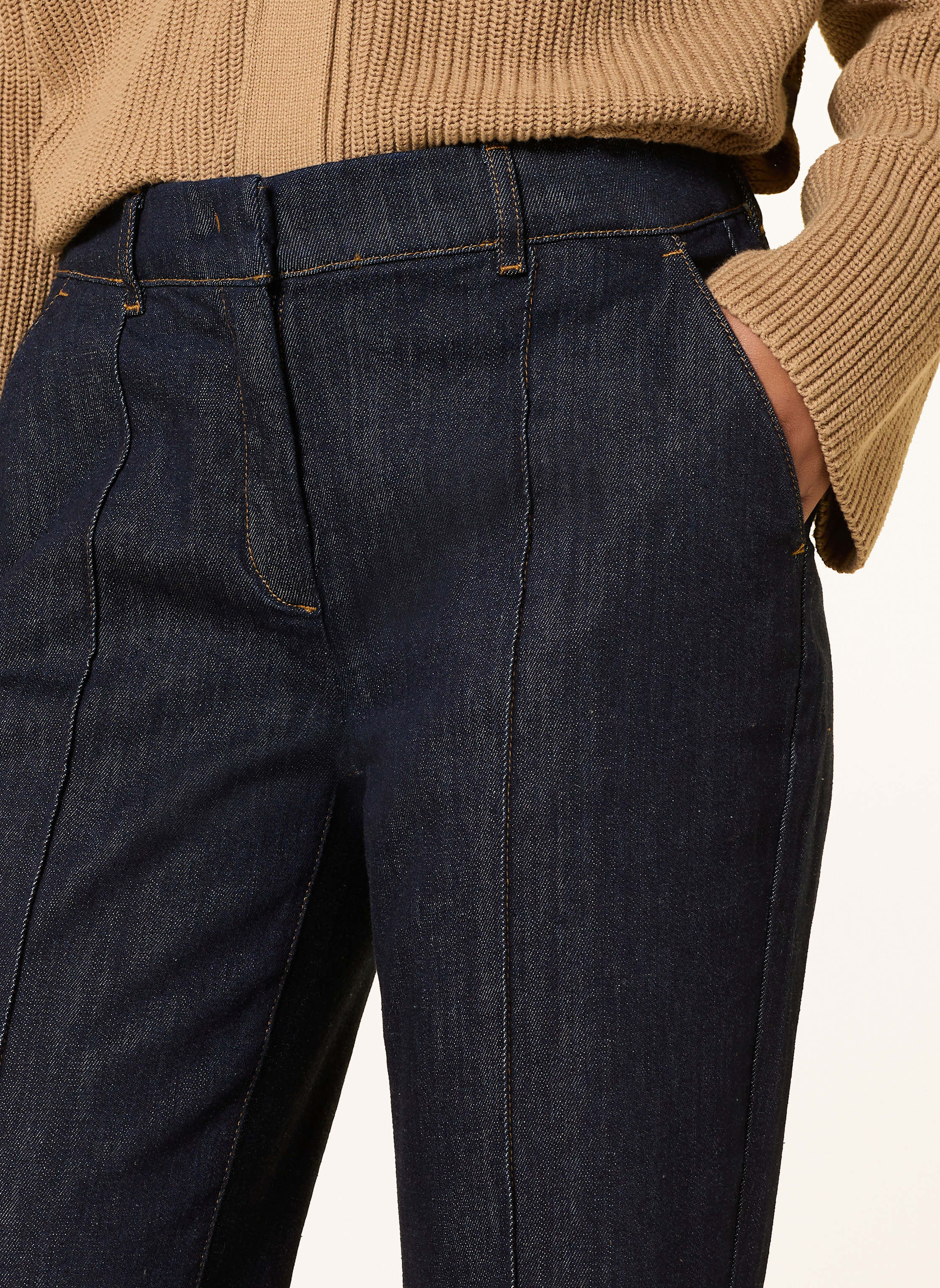 Thumbnail - Opus Bootcut Jeans Luane blau
