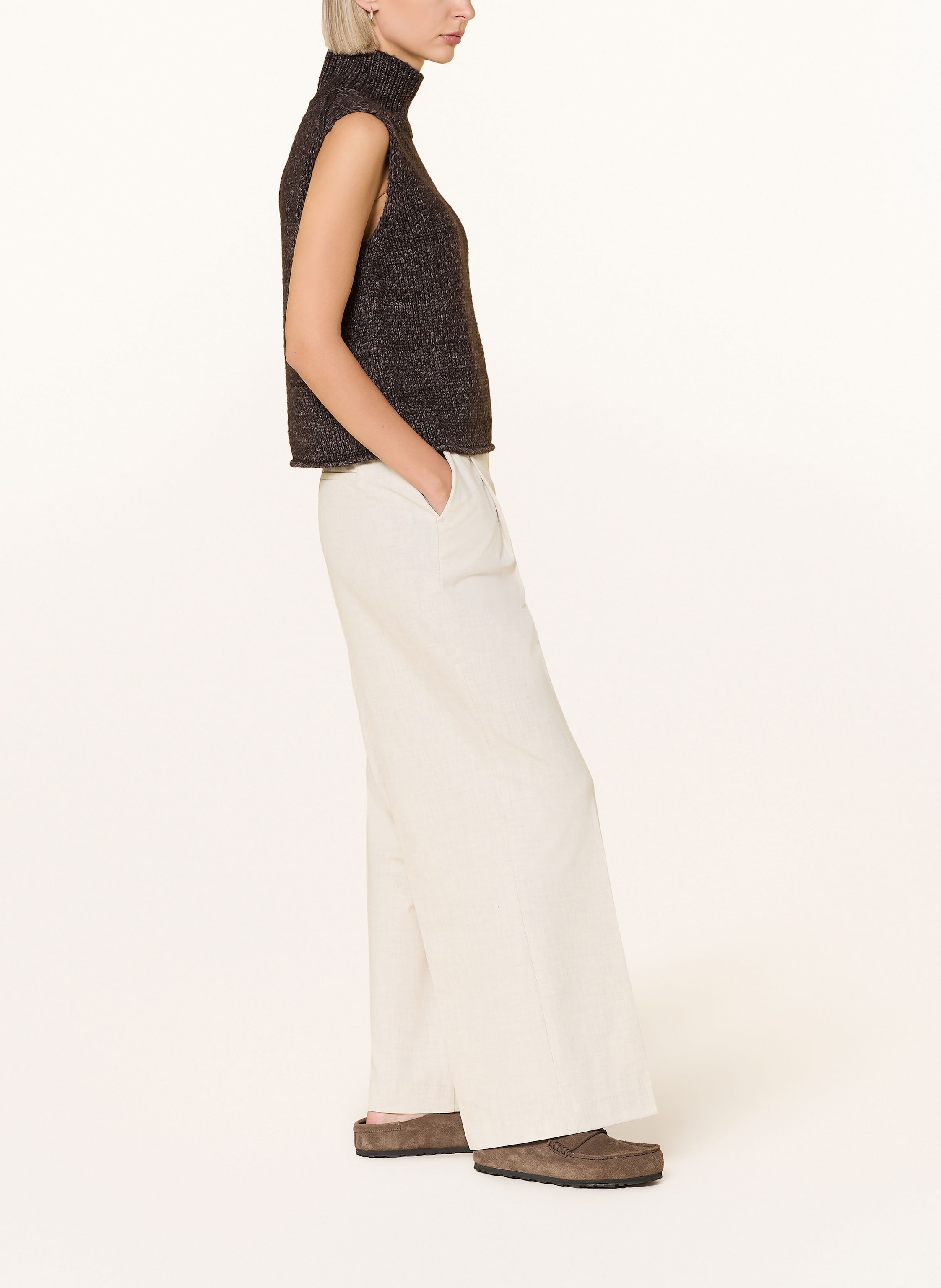 Thumbnail - Opus Pants Marlenehose Moira Soul beige