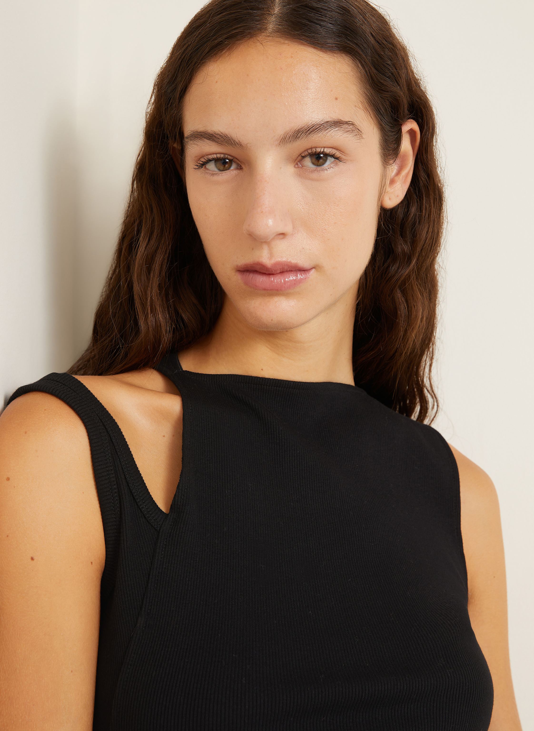 Thumbnail - Courrèges Top Transverse Mit Cut-Outs schwarz