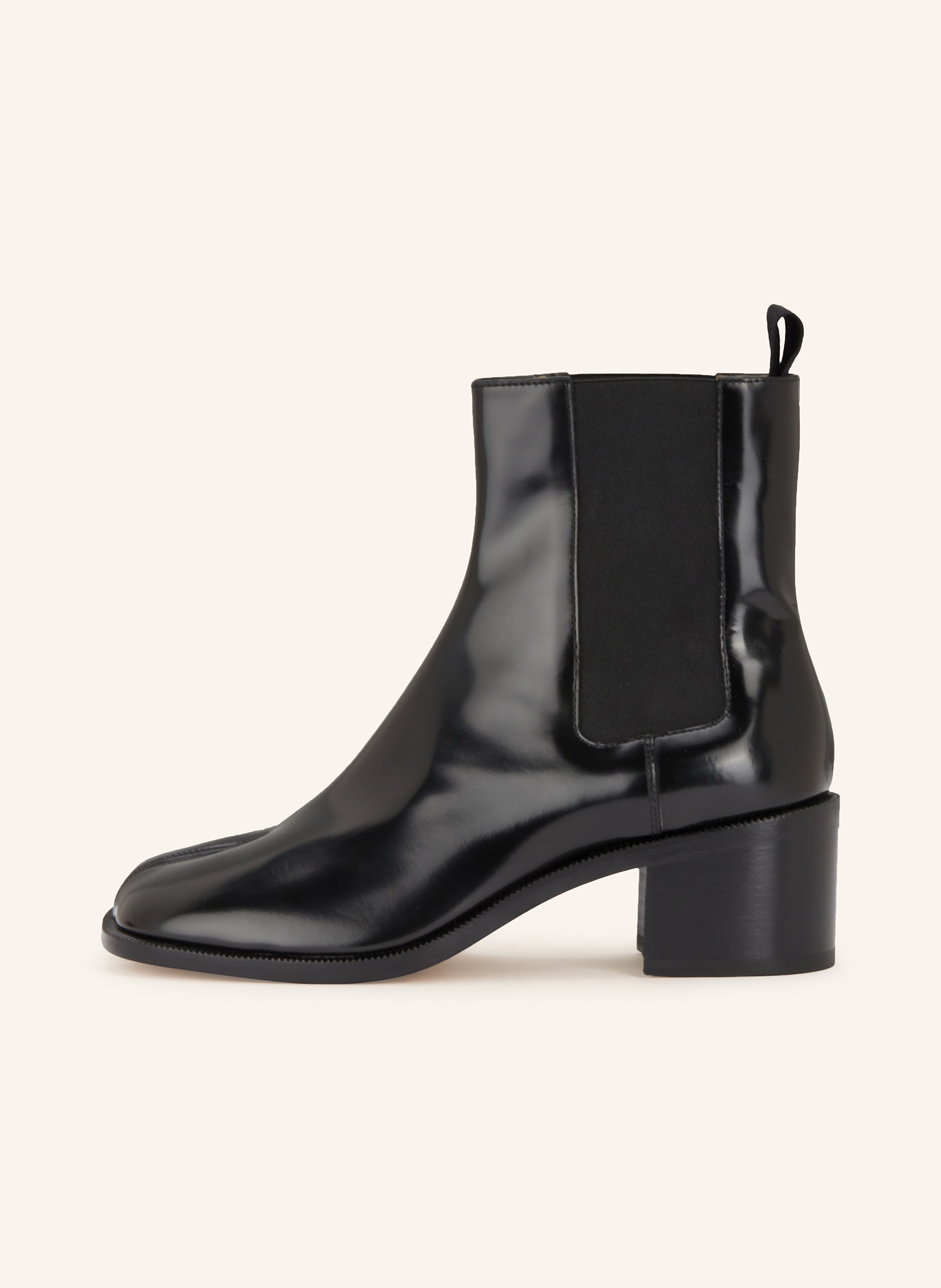 Thumbnail - Maison Margiela Chelsea-Boots Tabi City schwarz