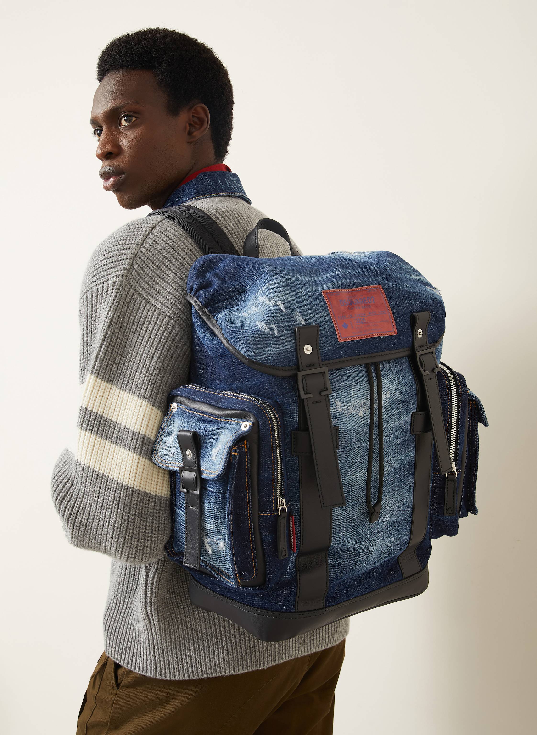 Thumbnail - dsquared2 Rucksack Mit Laptop-Fach blau