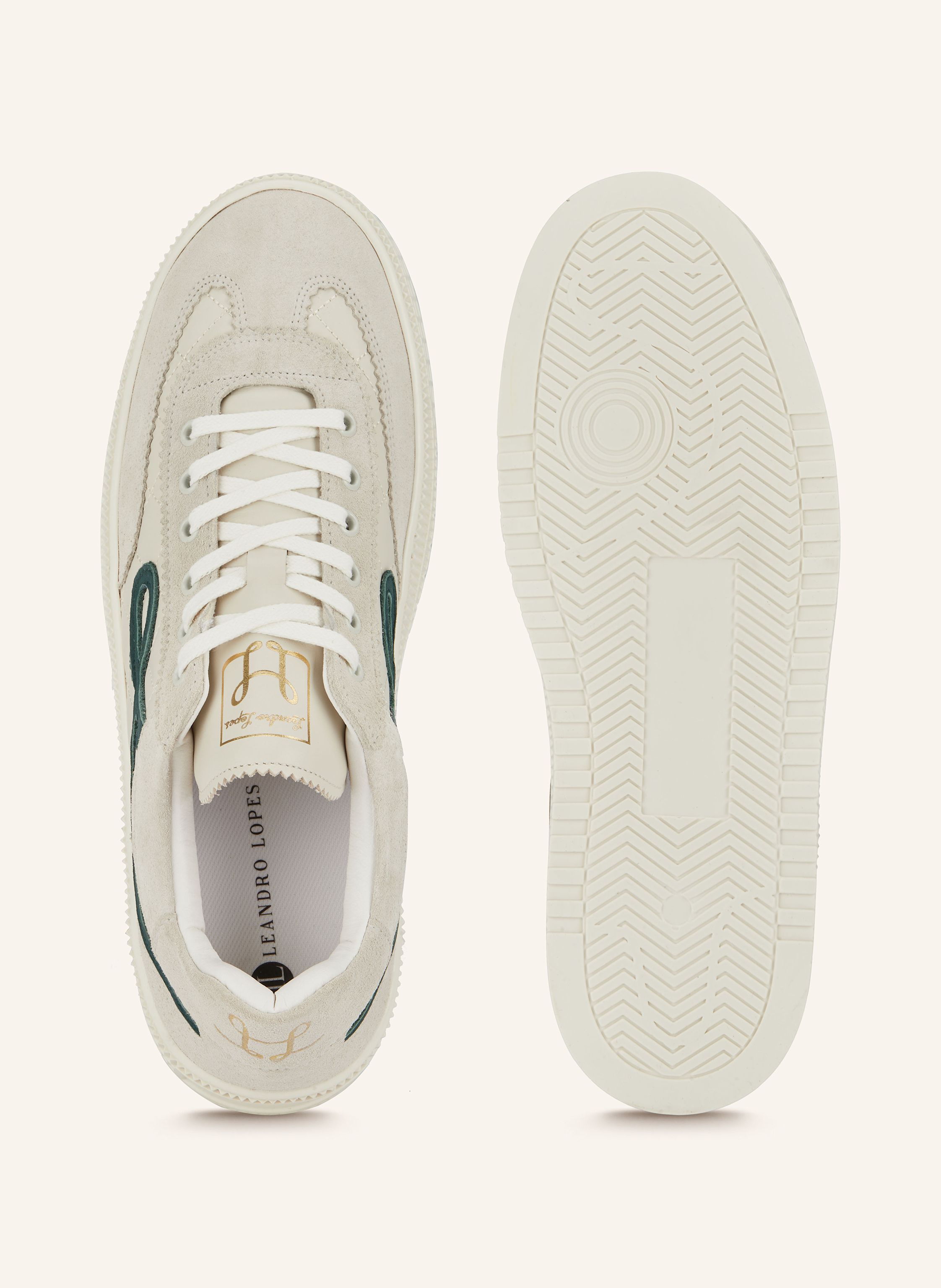 Thumbnail - Leandro Lopes Sneaker London beige